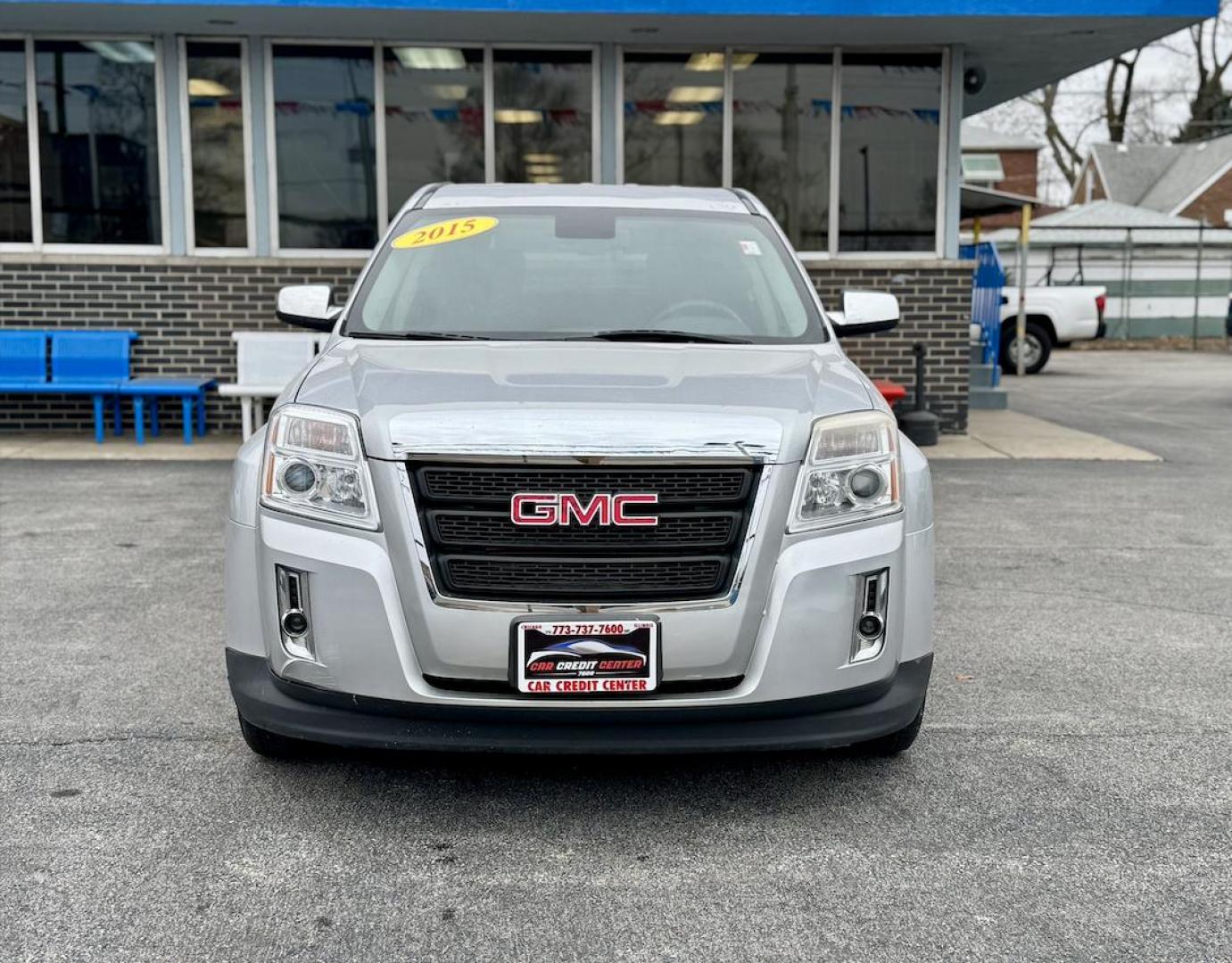 2015 SILVER GMC Terrain SLE1 FWD (2GKALMEK5F6) with an 2.4L L4 DOHC 16V FFV engine, 6-Speed Automatic transmission, located at 7600 S Western Ave., Chicago, IL, 60620, (773) 918-3980, 0.000000, 0.000000 - Photo#1