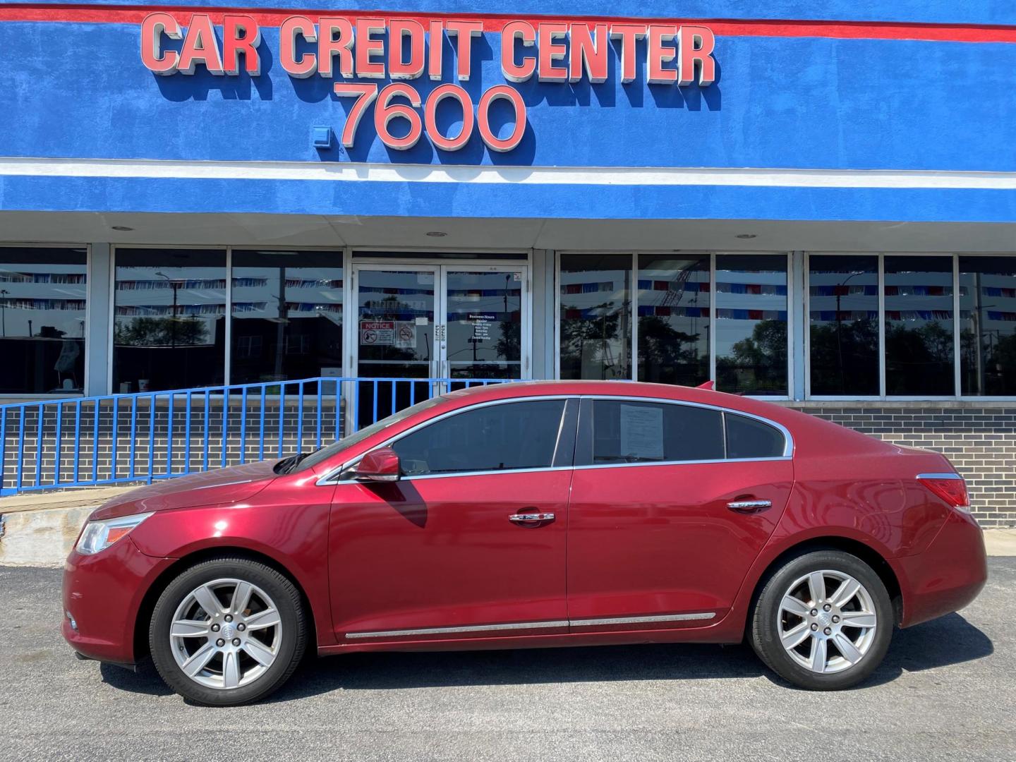 2010 RED Buick LaCrosse CXL AWD (1G4GD5GG9AF) with an 3.0L V6 DOHC 24V engine, 6-Speed Automatic Overdrive transmission, located at 7600 S Western Ave., Chicago, IL, 60620, (773) 918-3980, 0.000000, 0.000000 - Photo#0