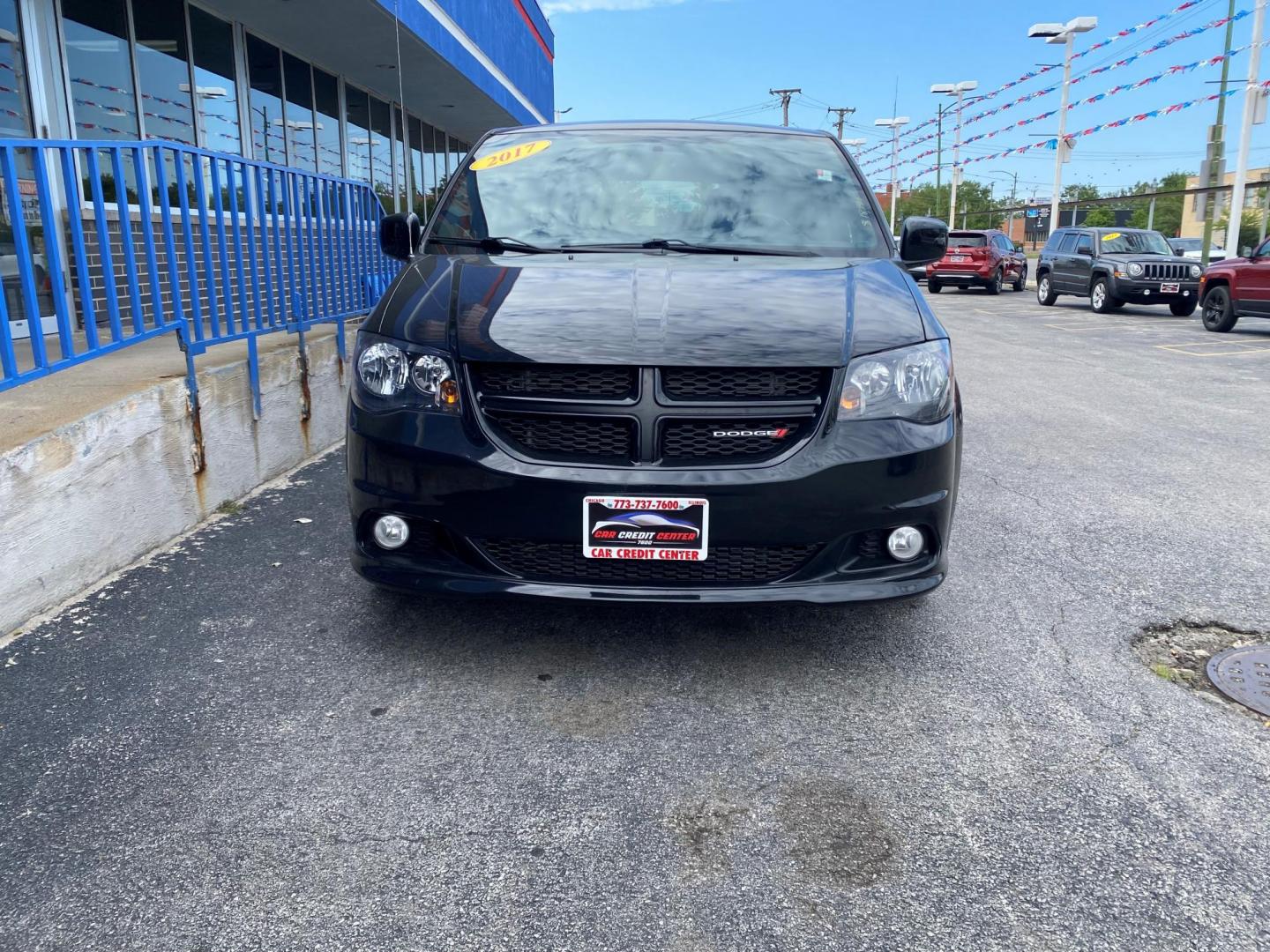 2017 BLACK Dodge Grand Caravan GT (2C4RDGEG2HR) with an 3.6L V6 DOHC 24V engine, 6A transmission, located at 7600 S Western Ave., Chicago, IL, 60620, (773) 918-3980, 0.000000, 0.000000 - Photo#1