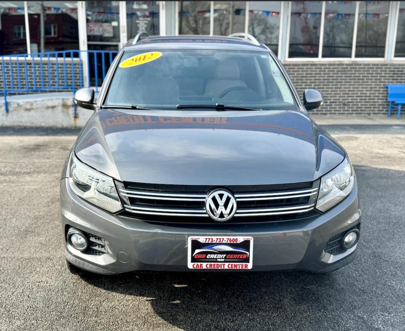 2012 GRAY Volkswagen Tiguan S (WVGAV7AX7CW) with an 2.0L L4 DOHC 16V TURBO engine, located at 7600 S Western Ave., Chicago, IL, 60620, (773) 918-3980, 0.000000, 0.000000 - Photo#1