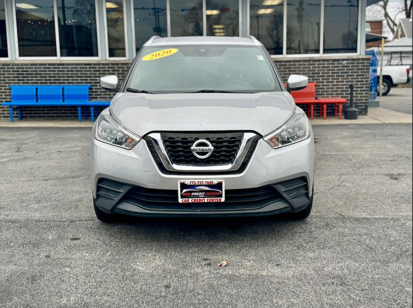 2020 SILVER Nissan Kicks SV (3N1CP5CV0LL) with an 1.6L L4 engine, CVT transmission, located at 7600 S Western Ave., Chicago, IL, 60620, (773) 918-3980, 0.000000, 0.000000 - Photo#1