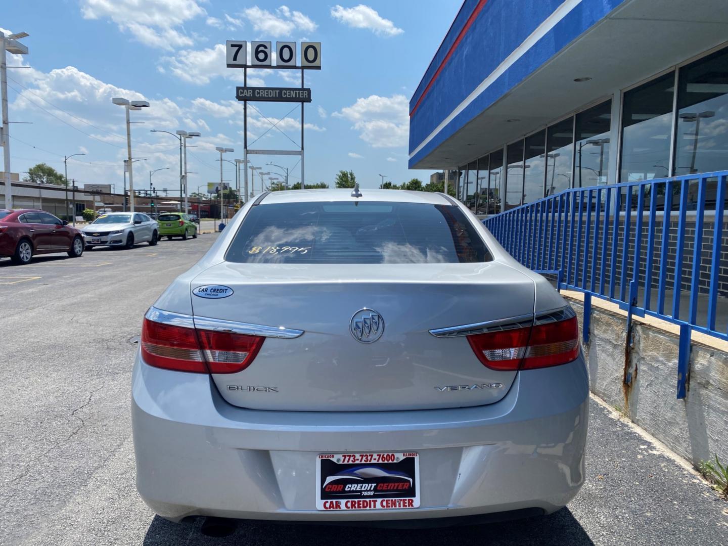 2012 SILVER Buick Verano Base (1G4PP5SK9C4) with an 2.4L L4 DOHC 16V FFV engine, 6-Speed Automatic transmission, located at 7600 S Western Ave., Chicago, IL, 60620, (773) 918-3980, 0.000000, 0.000000 - Photo#2