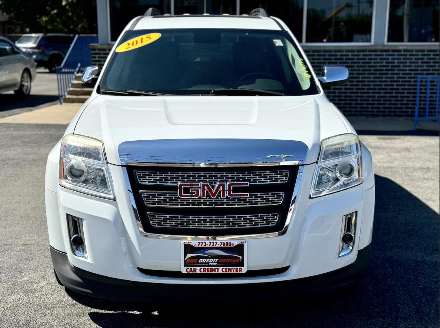 2015 WHITE GMC Terrain SLT1 FWD (2GKFLSE31F6) with an 3.6L V6 DOHC 24V engine, 6-Speed Automatic transmission, located at 7600 S Western Ave., Chicago, IL, 60620, (773) 918-3980, 0.000000, 0.000000 - Photo#1