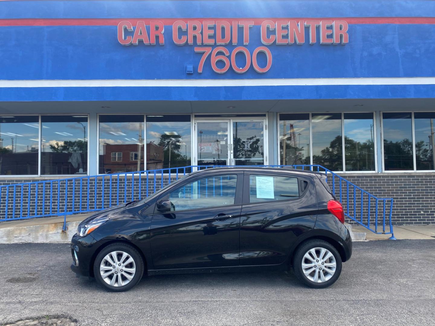 2017 BALCK Chevrolet Spark 1LT CVT (KL8CD6SA9HC) with an 1.4L L4 16V DOHC engine, CVT transmission, located at 7600 S Western Ave., Chicago, IL, 60620, (773) 918-3980, 0.000000, 0.000000 - Photo#0