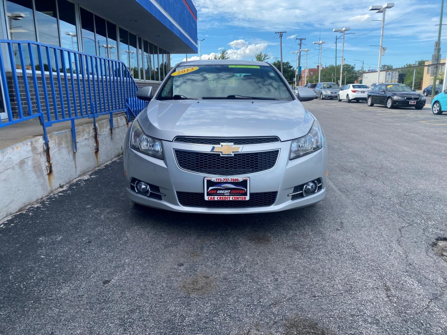 2013 SILVER Chevrolet Cruze 1LT Auto (1G1PC5SB2D7) with an 1.4L L4 DOHC 16V TURBO engine, 6-Speed Automatic transmission, located at 7600 S Western Ave., Chicago, IL, 60620, (773) 918-3980, 0.000000, 0.000000 - Photo#1