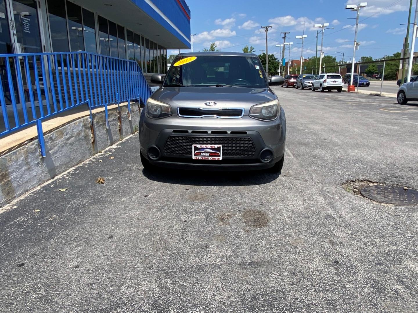 2015 GRAY Kia Soul + (KNDJP3A58F7) with an 2.0L L4 DOHC 16V engine, 6-Speed Automatic transmission, located at 7600 S Western Ave., Chicago, IL, 60620, (773) 918-3980, 0.000000, 0.000000 - Photo#1