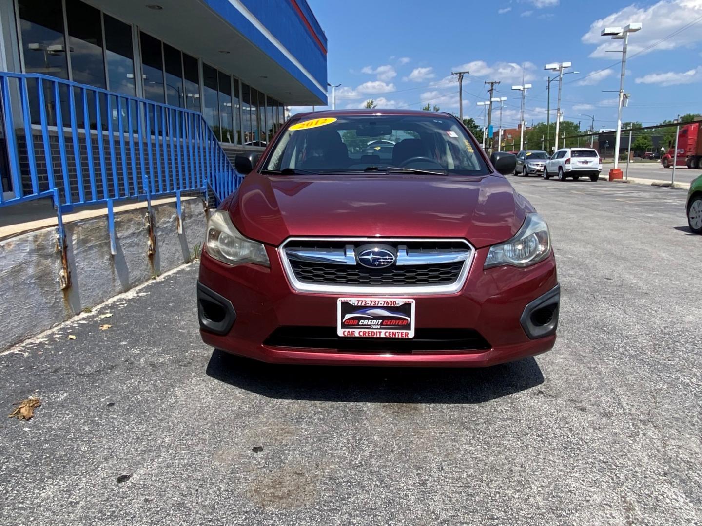 2012 MARRON Subaru Impreza Base 4-Door (JF1GJAA69CH) with an 2.0L H4 DOHC 16V engine, Continuously Variable Transmission transmission, located at 7600 S Western Ave., Chicago, IL, 60620, (773) 918-3980, 0.000000, 0.000000 - Photo#1