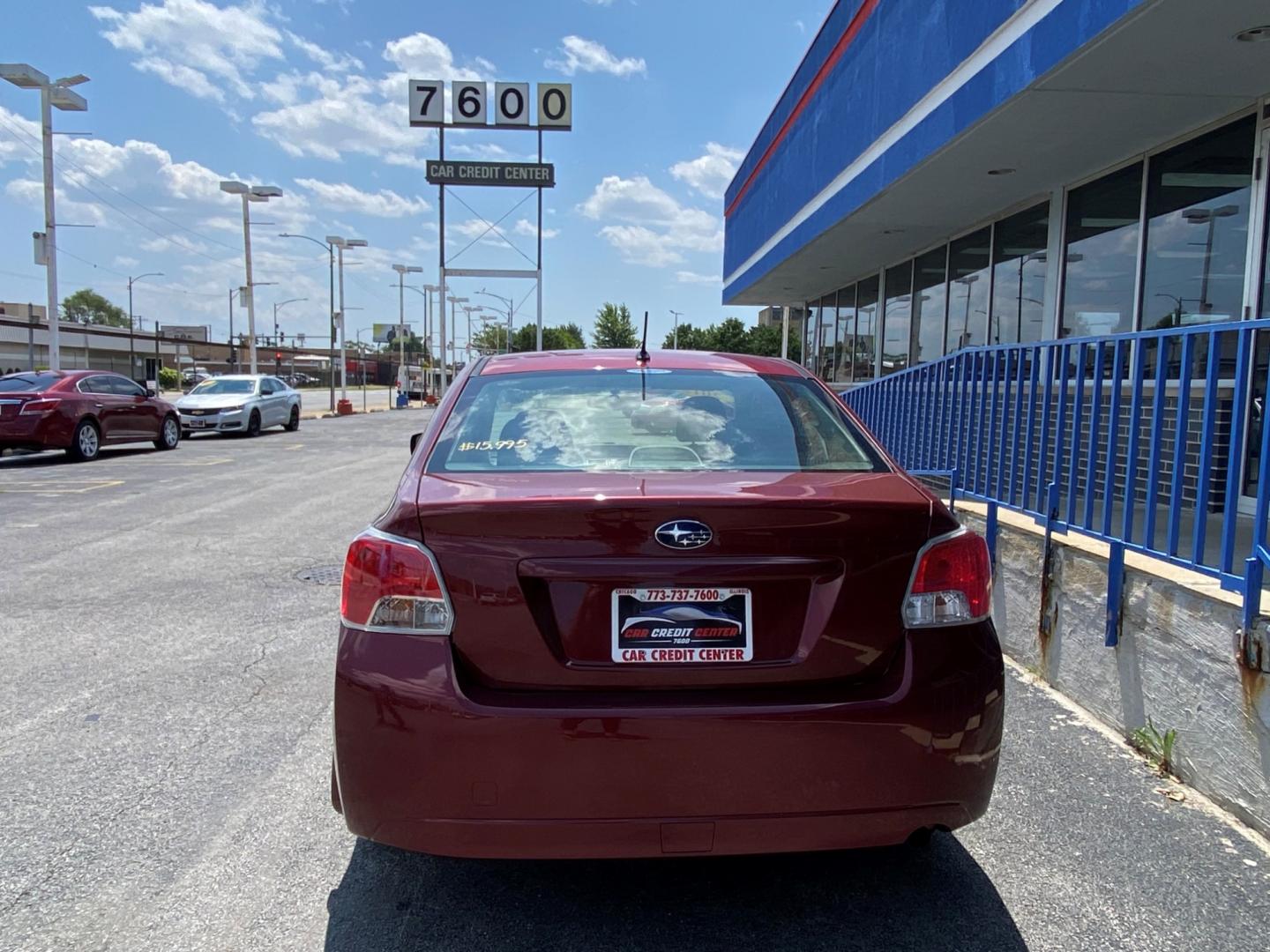 2012 MARRON Subaru Impreza Base 4-Door (JF1GJAA69CH) with an 2.0L H4 DOHC 16V engine, Continuously Variable Transmission transmission, located at 7600 S Western Ave., Chicago, IL, 60620, (773) 918-3980, 0.000000, 0.000000 - Photo#2