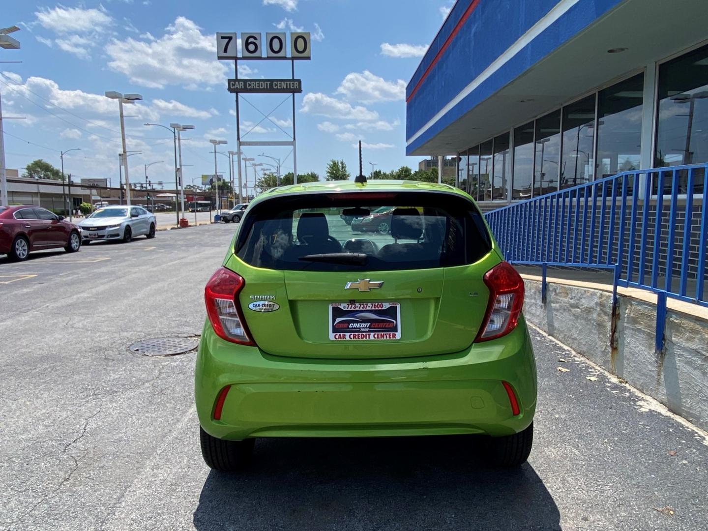 2016 GREEN Chevrolet Spark LS CVT (KL8CB6SA9GC) with an 1.4L L4 16V DOHC engine, CVT transmission, located at 7600 S Western Ave., Chicago, IL, 60620, (773) 918-3980, 0.000000, 0.000000 - Photo#2