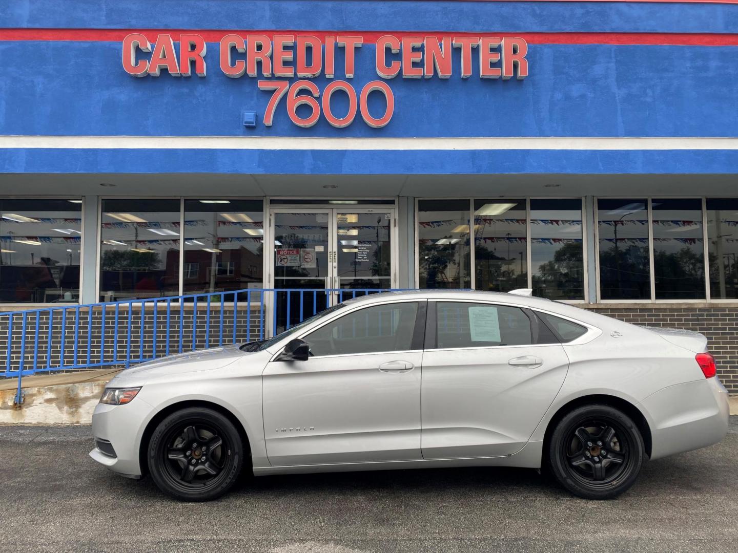 2015 SILVER Chevrolet Impala LS (2G11Z5SLXF9) with an 2.5L L4 DOHC 16V engine, 6-Speed Automatic transmission, located at 7600 S Western Ave., Chicago, IL, 60620, (773) 918-3980, 0.000000, 0.000000 - Photo#0