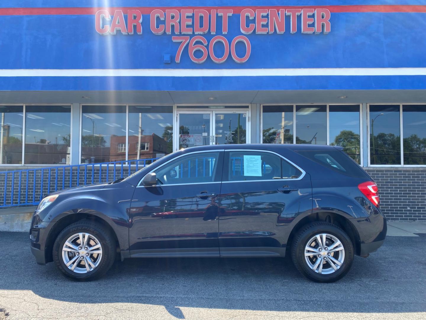 2017 BLUE Chevrolet Equinox LS 2WD (2GNALBEK4H1) with an 2.4L L4 DOHC 16V FFV engine, 6A transmission, located at 7600 S Western Ave., Chicago, IL, 60620, (773) 918-3980, 0.000000, 0.000000 - Photo#0