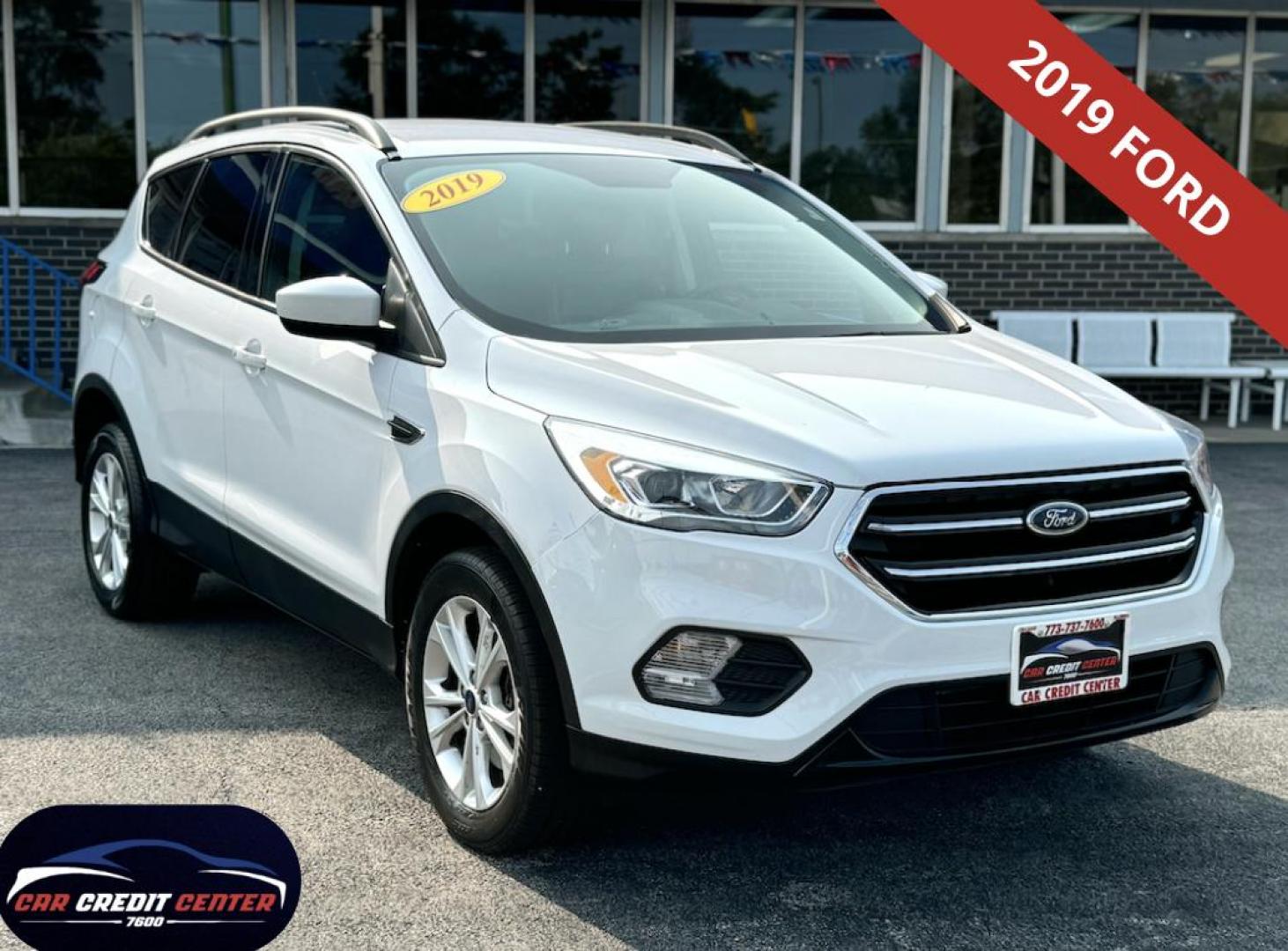 2019 WHITE Ford Escape SEL 4WD (1FMCU9HD2KU) with an 1.5L L4 DOHC 16V engine, 6A transmission, located at 7600 S Western Ave., Chicago, IL, 60620, (773) 918-3980, 0.000000, 0.000000 - Photo#0