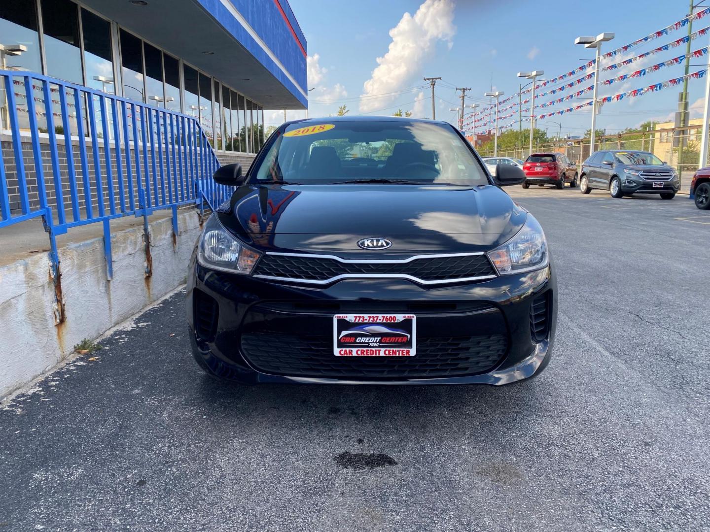 2018 BALCK Kia Rio S (3KPA24AB7JE) with an 1.6L L4 DOHC 16V engine, 6A transmission, located at 7600 S Western Ave., Chicago, IL, 60620, (773) 918-3980, 0.000000, 0.000000 - Photo#1