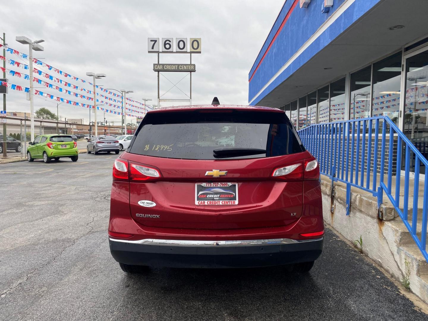 2019 RED Chevrolet Equinox LT 2WD (3GNAXJEV0KS) with an 1.5L L4 DIR DOHC 16V TURBO engine, 6A transmission, located at 7600 S Western Ave., Chicago, IL, 60620, (773) 918-3980, 0.000000, 0.000000 - Photo#2