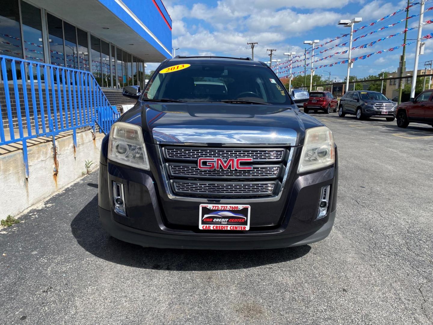 2013 BLACK GMC Terrain SLT2 FWD (2GKALWEK7D6) with an 2.4L L4 DOHC 16V FFV engine, 6-Speed Automatic transmission, located at 7600 S Western Ave., Chicago, IL, 60620, (773) 918-3980, 0.000000, 0.000000 - Photo#1