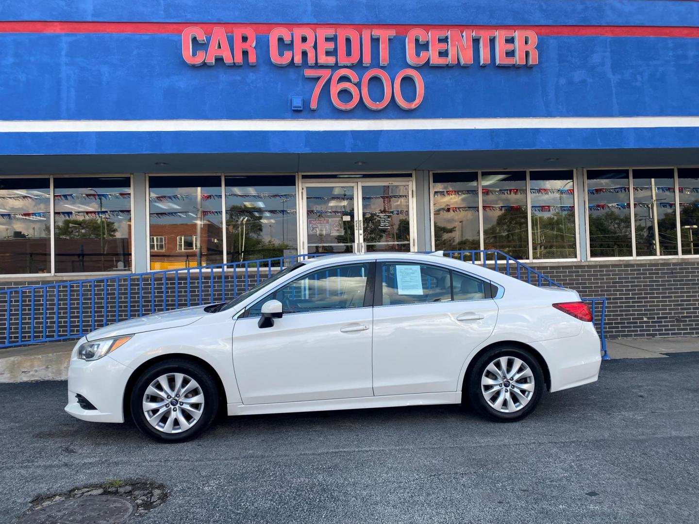 2017 WHITE Subaru Legacy 2.5i Premium (4S3BNAC68H3) with an 2.5L H4 SOHC 16V engine, CVT transmission, located at 7600 S Western Ave., Chicago, IL, 60620, (773) 918-3980, 0.000000, 0.000000 - Photo#0