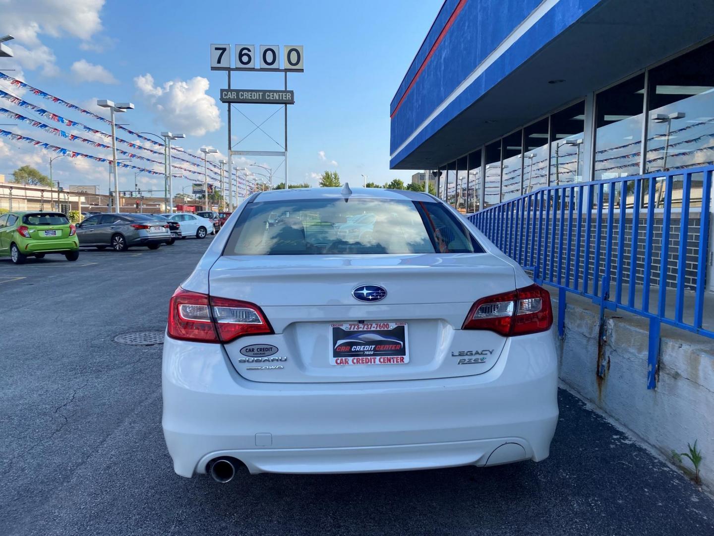 2017 WHITE Subaru Legacy 2.5i Premium (4S3BNAC68H3) with an 2.5L H4 SOHC 16V engine, CVT transmission, located at 7600 S Western Ave., Chicago, IL, 60620, (773) 918-3980, 0.000000, 0.000000 - Photo#2