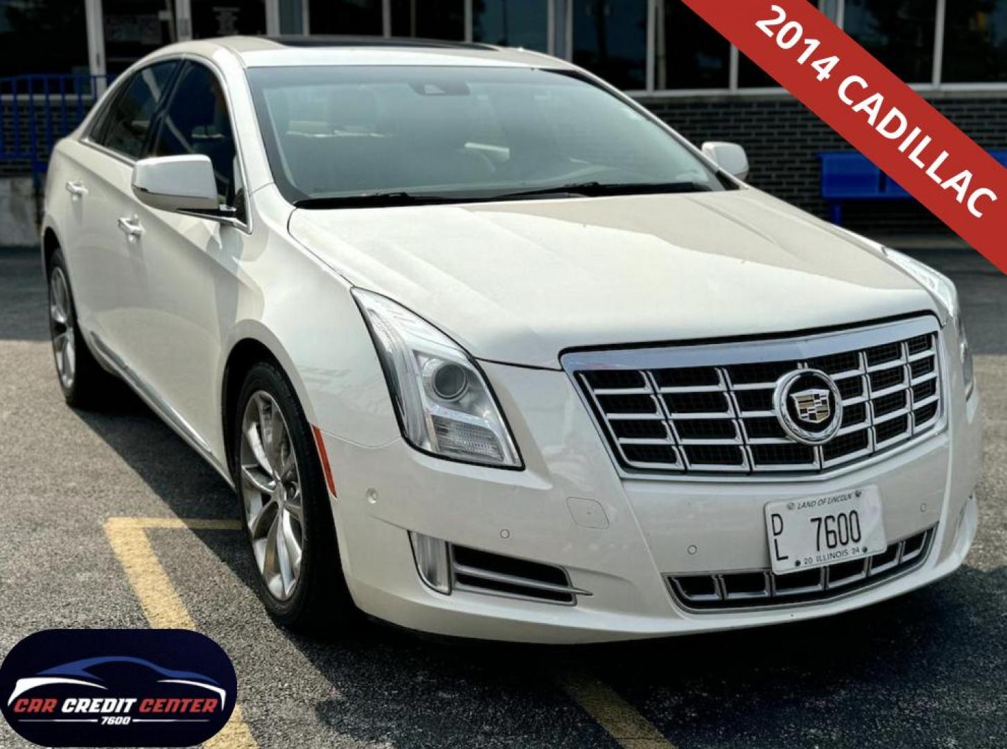 2014 WHITE Cadillac XTS Luxury FWD (2G61M5S36E9) with an 3.6L V6 DOHC 24V engine, 6-Speed Automatic transmission, located at 7600 S Western Ave., Chicago, IL, 60620, (773) 918-3980, 0.000000, 0.000000 - Photo#0