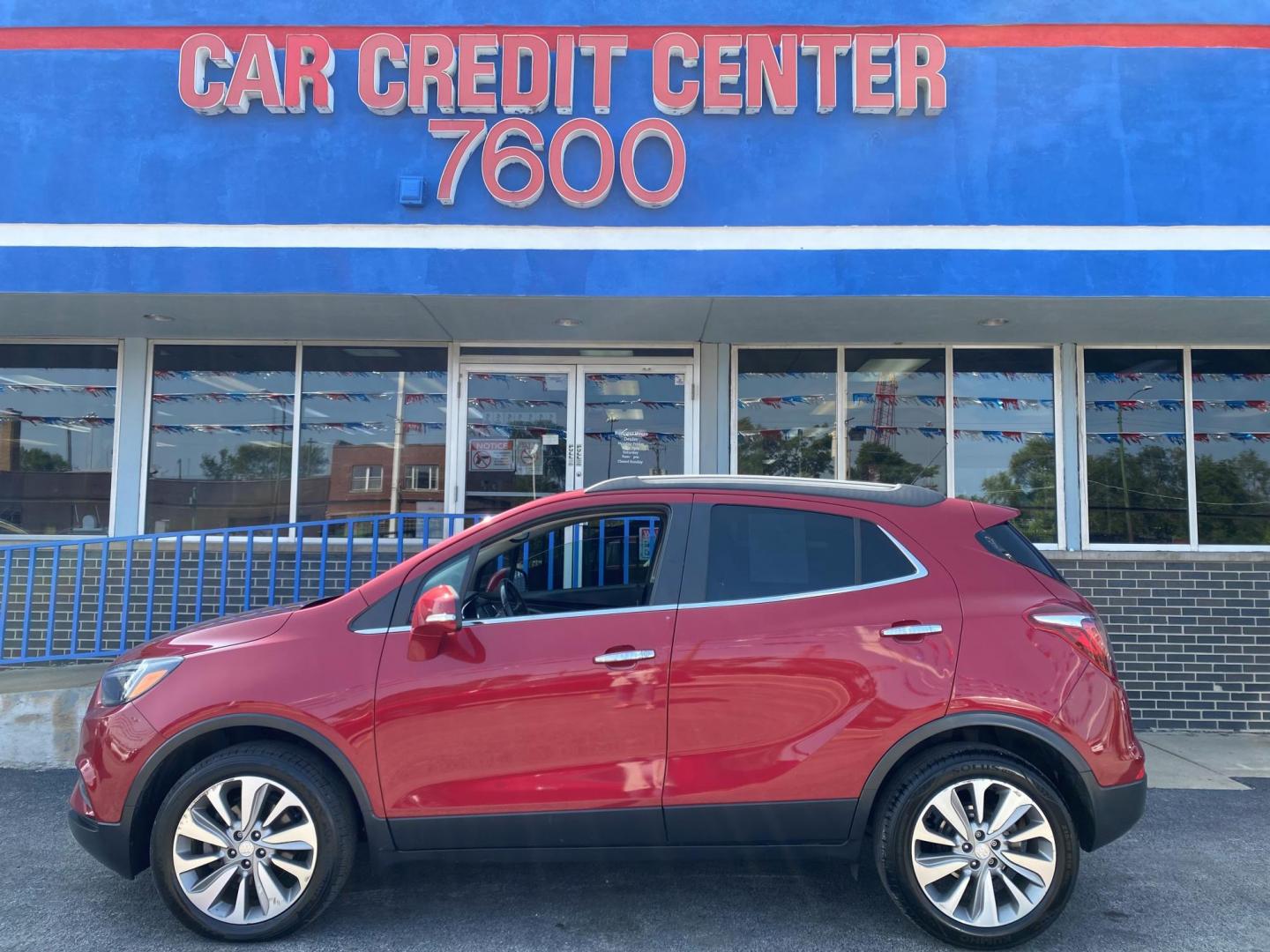 2019 RED Buick Encore Preferred FWD (KL4CJASB3KB) with an 1.4L L4 DOHC 16V TURBO engine, 6A transmission, located at 7600 S Western Ave., Chicago, IL, 60620, (773) 918-3980, 0.000000, 0.000000 - Photo#0