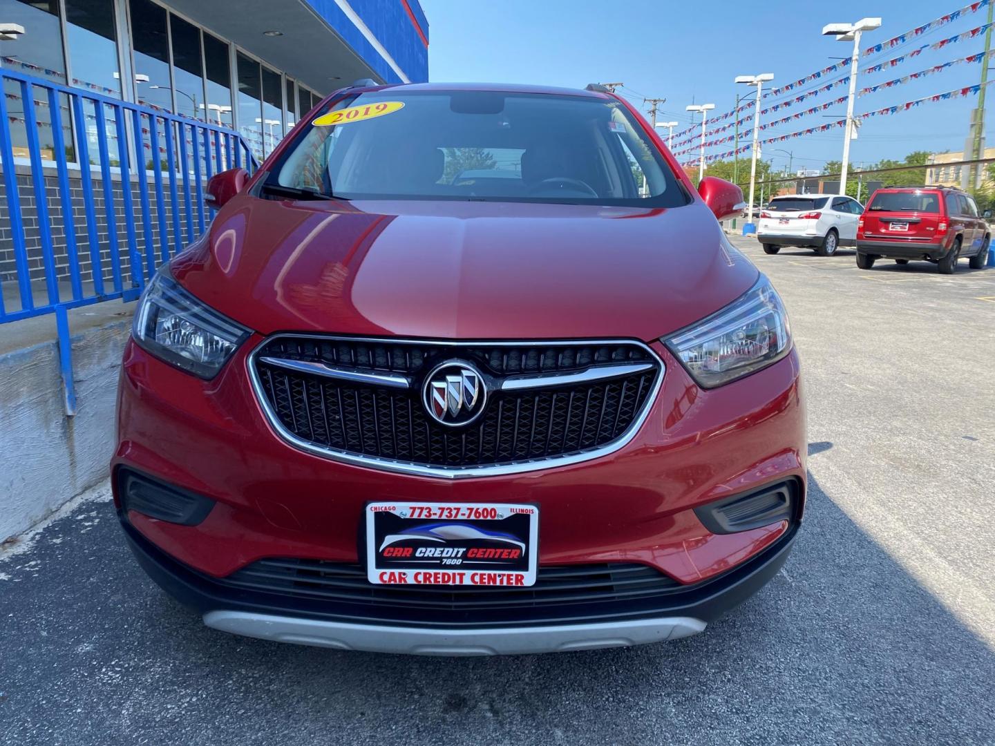 2019 RED Buick Encore Preferred FWD (KL4CJASB3KB) with an 1.4L L4 DOHC 16V TURBO engine, 6A transmission, located at 7600 S Western Ave., Chicago, IL, 60620, (773) 918-3980, 0.000000, 0.000000 - Photo#1