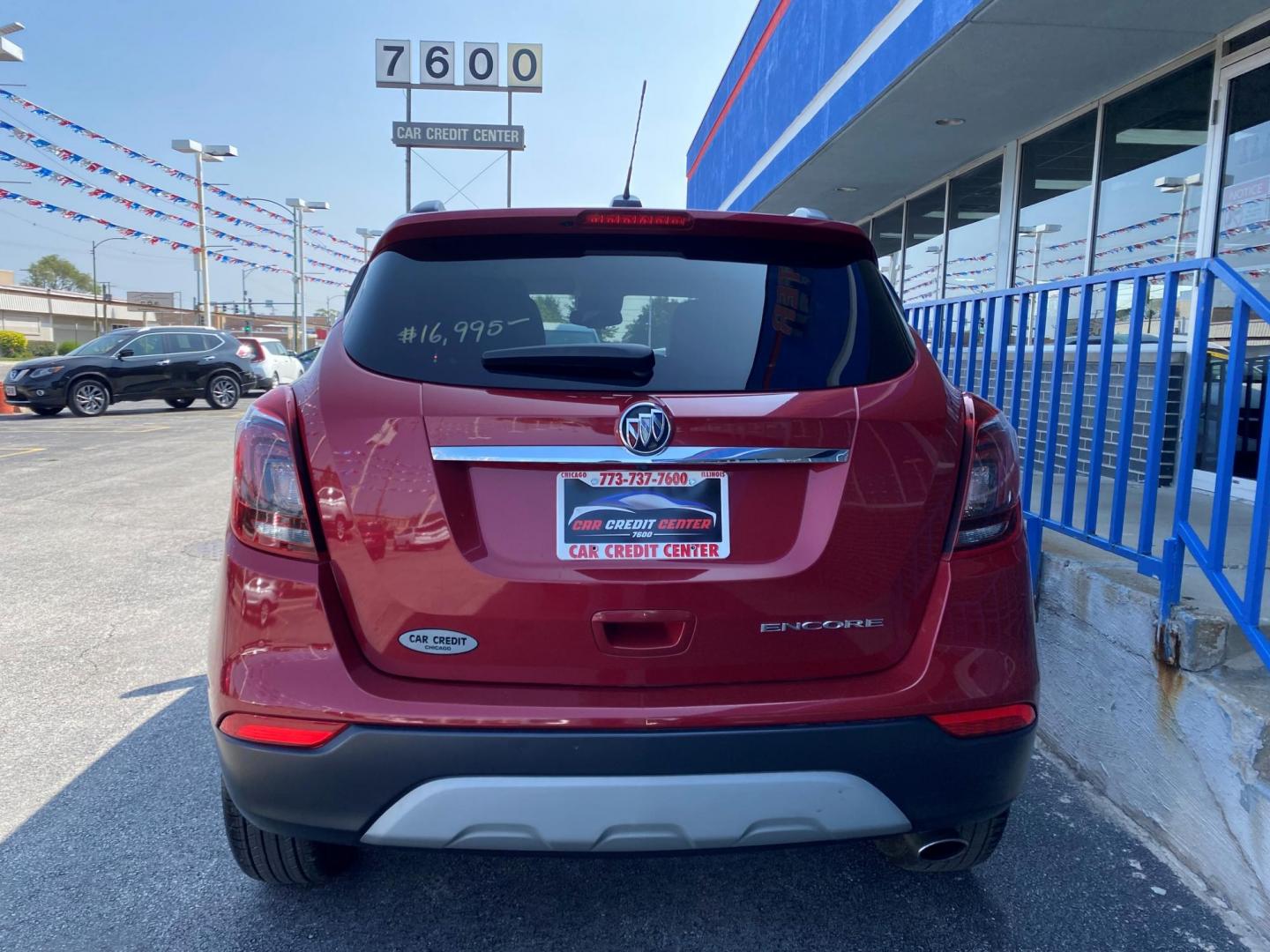 2019 RED Buick Encore Preferred FWD (KL4CJASB3KB) with an 1.4L L4 DOHC 16V TURBO engine, 6A transmission, located at 7600 S Western Ave., Chicago, IL, 60620, (773) 918-3980, 0.000000, 0.000000 - Photo#2