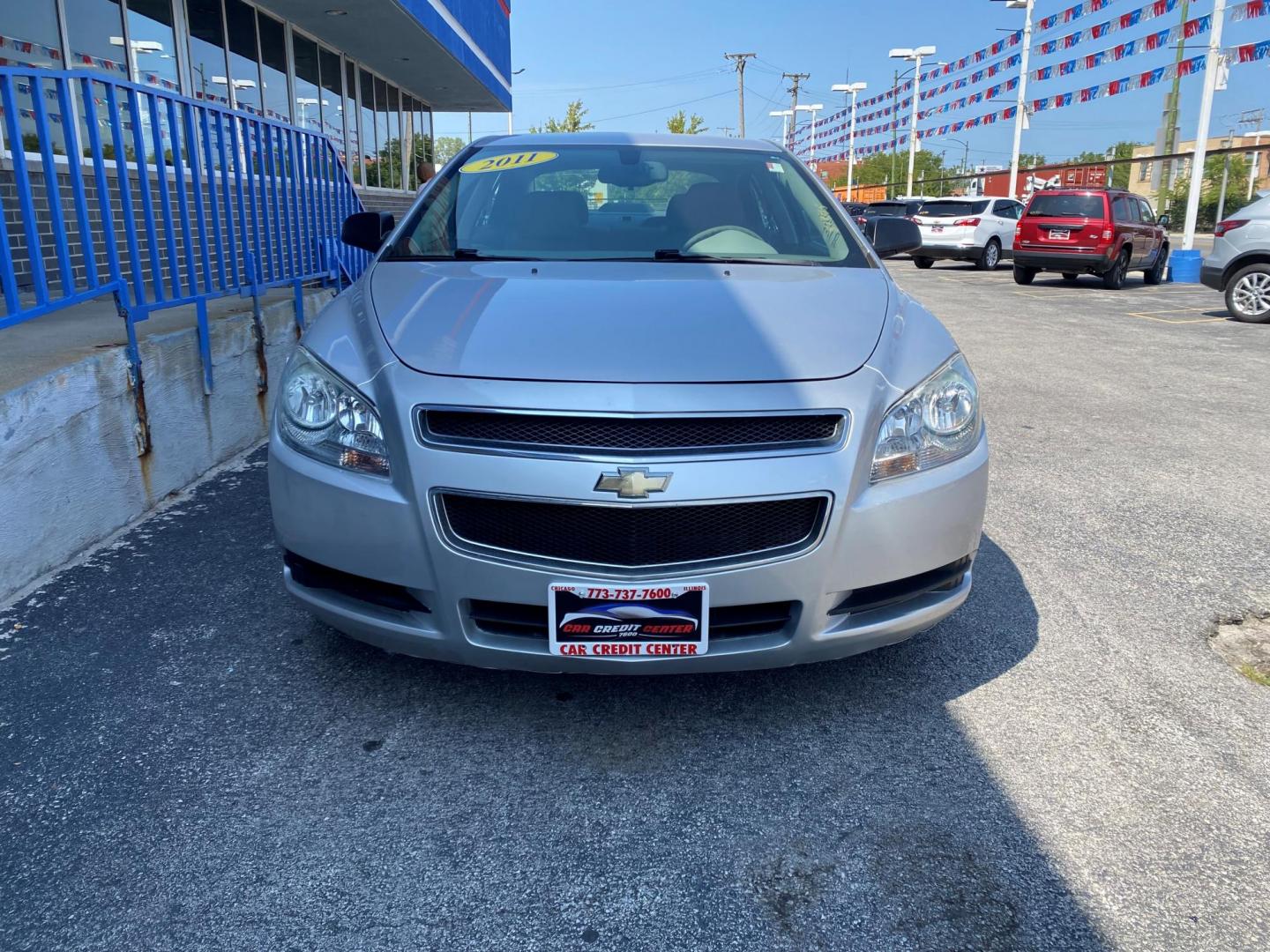 2011 SILVER Chevrolet Malibu Fleet (1G1ZA5EU8BF) with an 2.4L L4 DOHC 16V FFV engine, 6-Speed Automatic transmission, located at 7600 S Western Ave., Chicago, IL, 60620, (773) 918-3980, 0.000000, 0.000000 - Photo#1