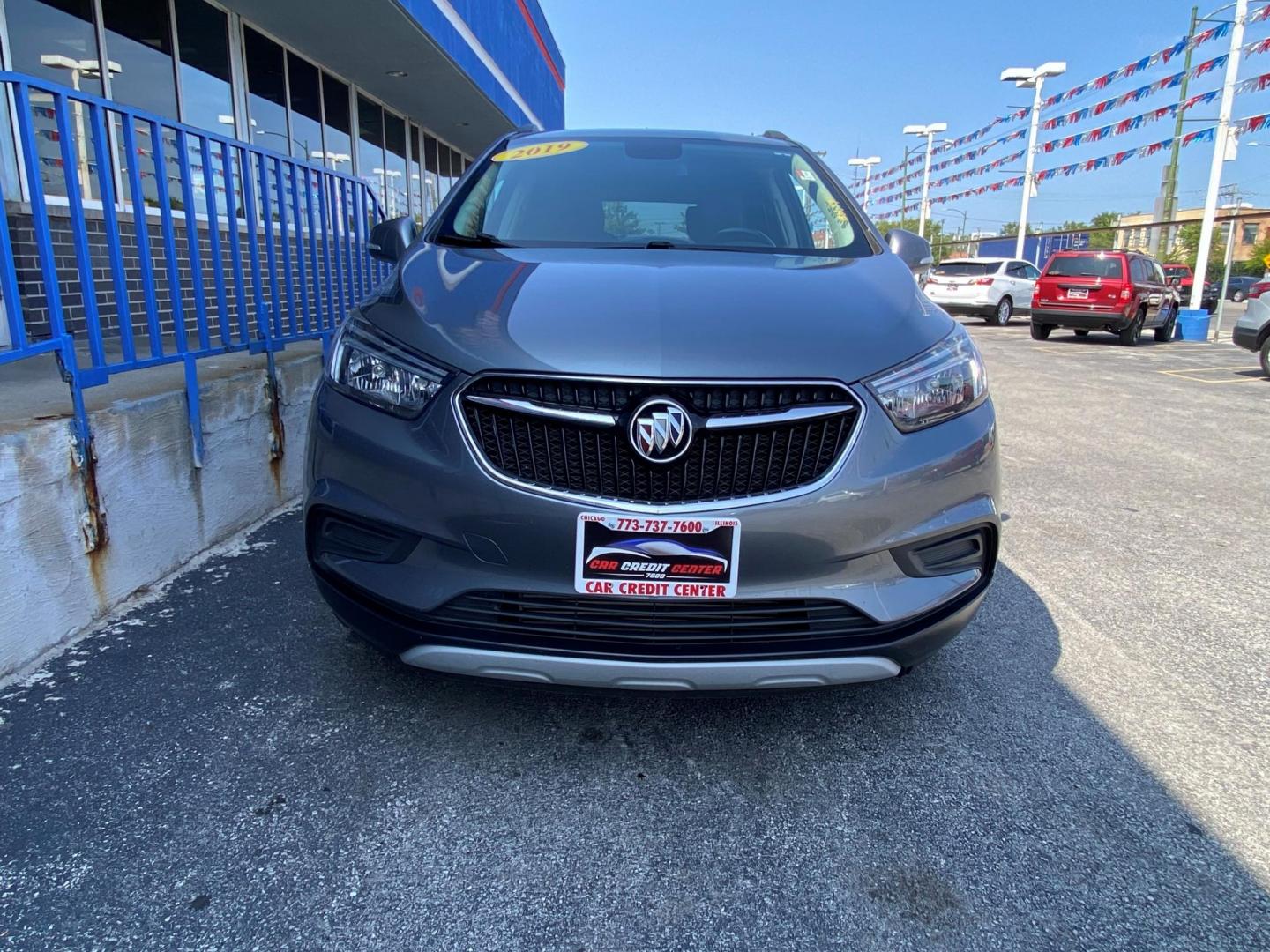 2019 GRAY Buick Encore Preferred FWD (KL4CJASB7KB) with an 1.4L L4 DOHC 16V TURBO engine, 6A transmission, located at 7600 S Western Ave., Chicago, IL, 60620, (773) 918-3980, 0.000000, 0.000000 - Photo#1