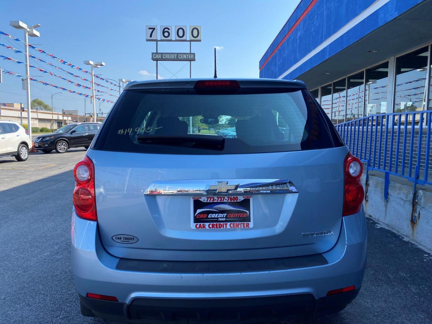 2014 BLUE Chevrolet Equinox LS 2WD (2GNALAEK0E6) with an 2.4L L4 DOHC 16V FFV engine, 6-Speed Automatic transmission, located at 7600 S Western Ave., Chicago, IL, 60620, (773) 918-3980, 0.000000, 0.000000 - Photo#2