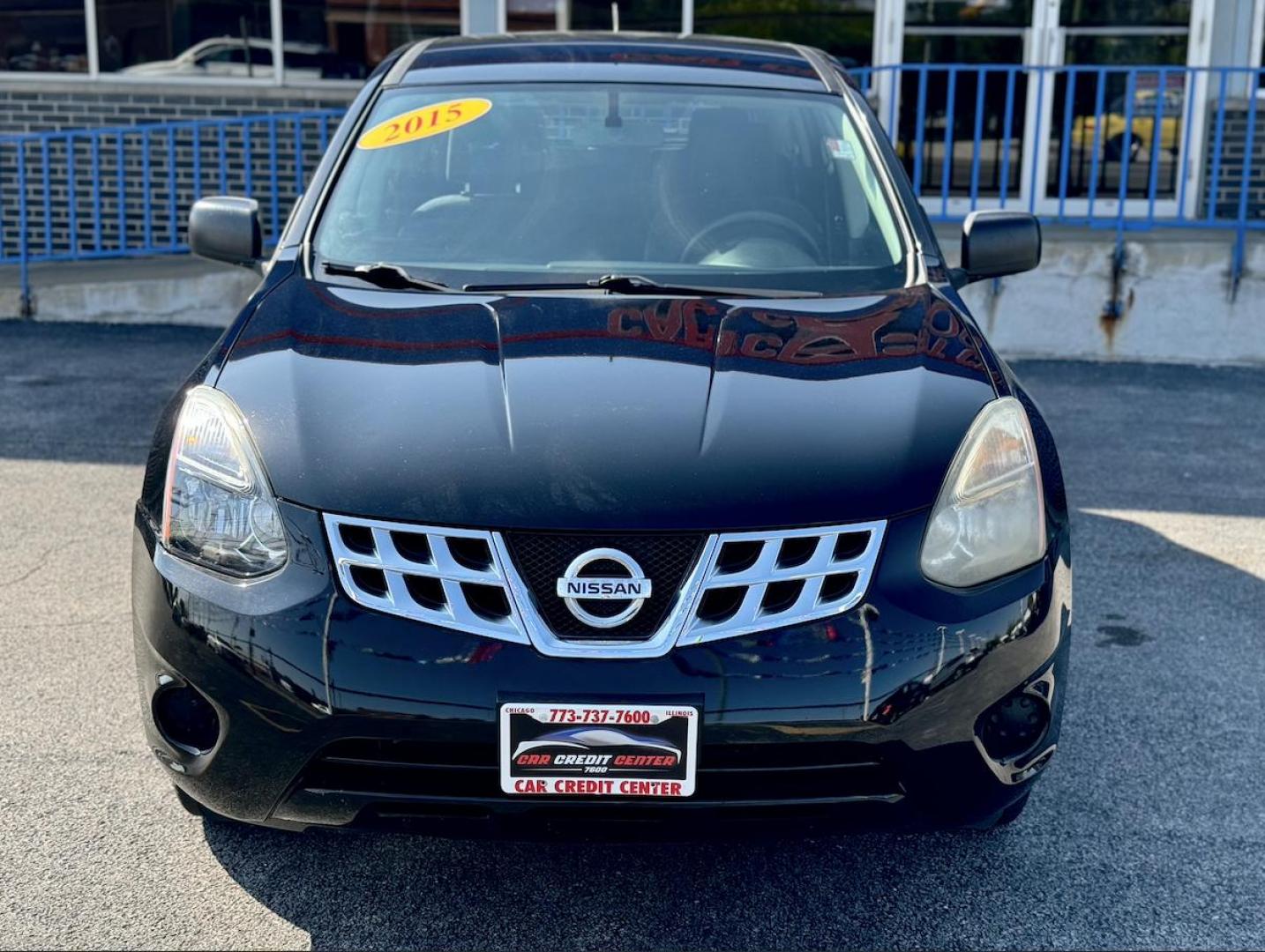 2015 BLACK Nissan Rogue Select S 2WD (JN8AS5MT4FW) with an 2.5L L4 DOHC 16V engine, Continuously Variable Transmission transmission, located at 7600 S Western Ave., Chicago, IL, 60620, (773) 918-3980, 0.000000, 0.000000 - Photo#1