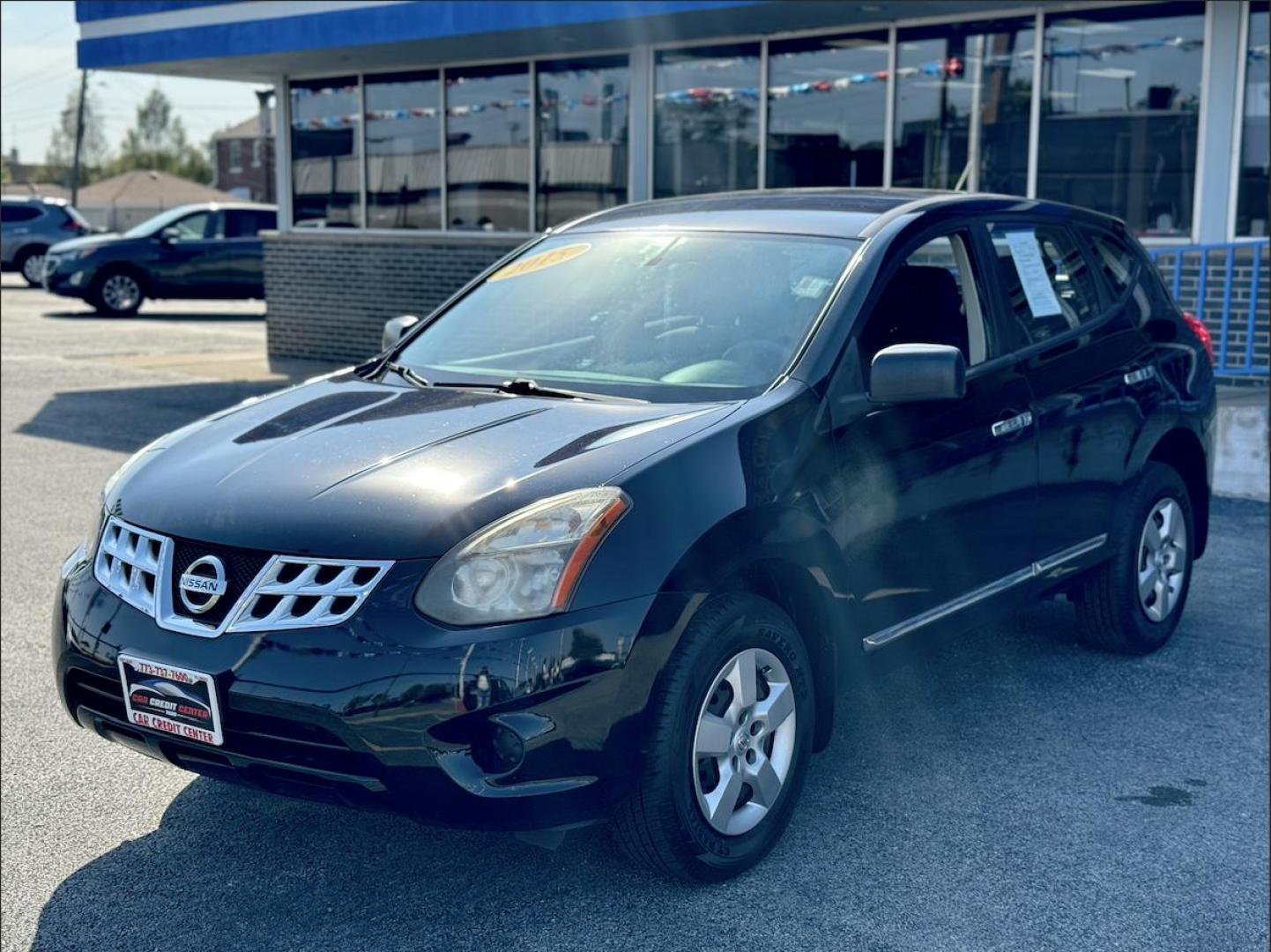 2015 BLACK Nissan Rogue Select S 2WD (JN8AS5MT4FW) with an 2.5L L4 DOHC 16V engine, Continuously Variable Transmission transmission, located at 7600 S Western Ave., Chicago, IL, 60620, (773) 918-3980, 0.000000, 0.000000 - Photo#2