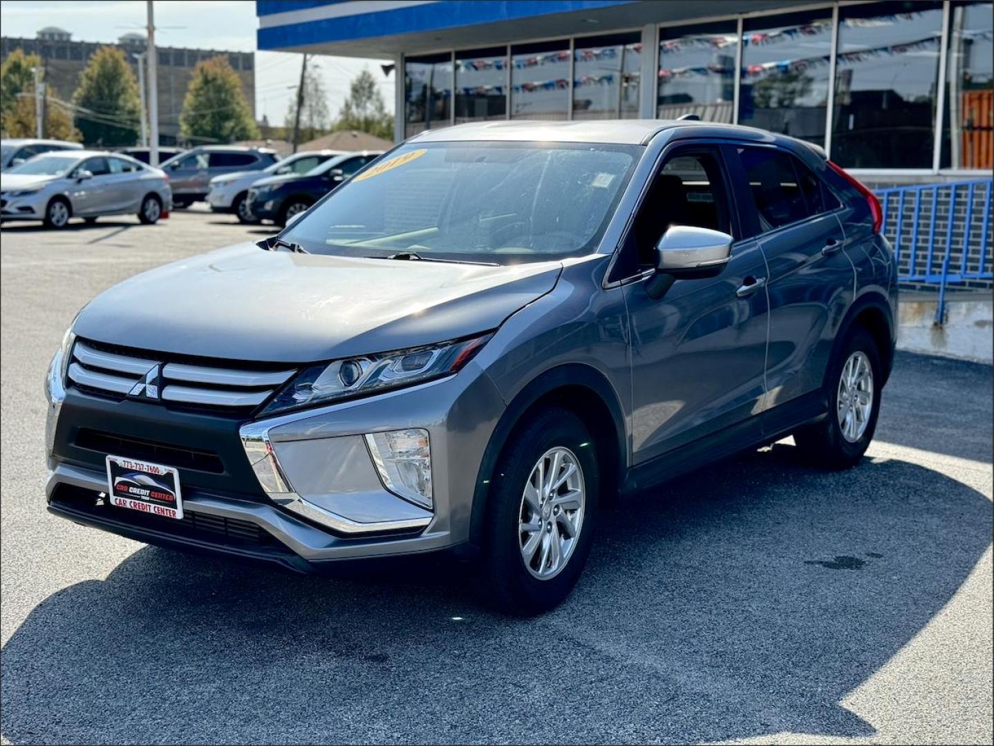 2019 GRAY Mitsubishi Eclipse Cross ES (JA4AS3AA3KZ) with an 1.5L L4 DOHC 16V engine, CVT transmission, located at 7600 S Western Ave., Chicago, IL, 60620, (773) 918-3980, 0.000000, 0.000000 - Photo#2