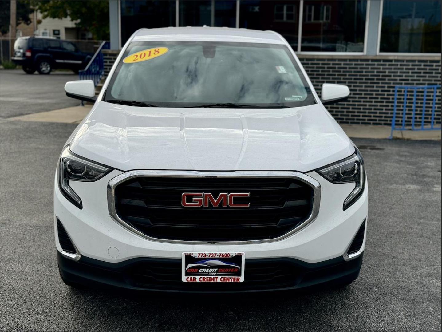 2018 WHITE GMC Terrain SLE (3GKALMEV5JL) with an 1.4L L4 DOHC 16V TURBO engine, 6A transmission, located at 7600 S Western Ave., Chicago, IL, 60620, (773) 918-3980, 0.000000, 0.000000 - Photo#1