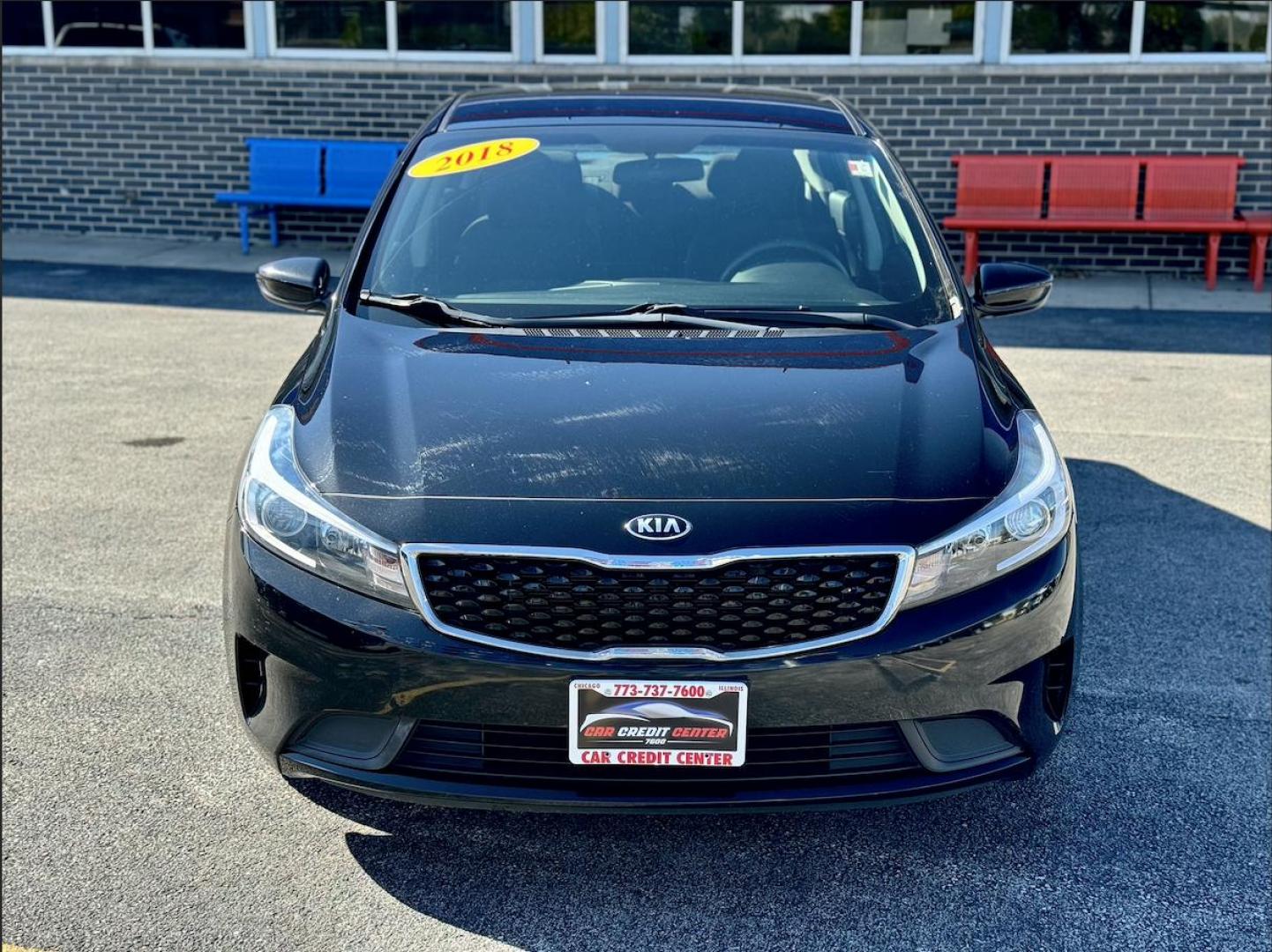 2018 BLACK Kia Forte LX 6M (3KPFK4A77JE) with an 2.0L L4 DOHC 16V engine, 6M transmission, located at 7600 S Western Ave., Chicago, IL, 60620, (773) 918-3980, 0.000000, 0.000000 - Photo#1