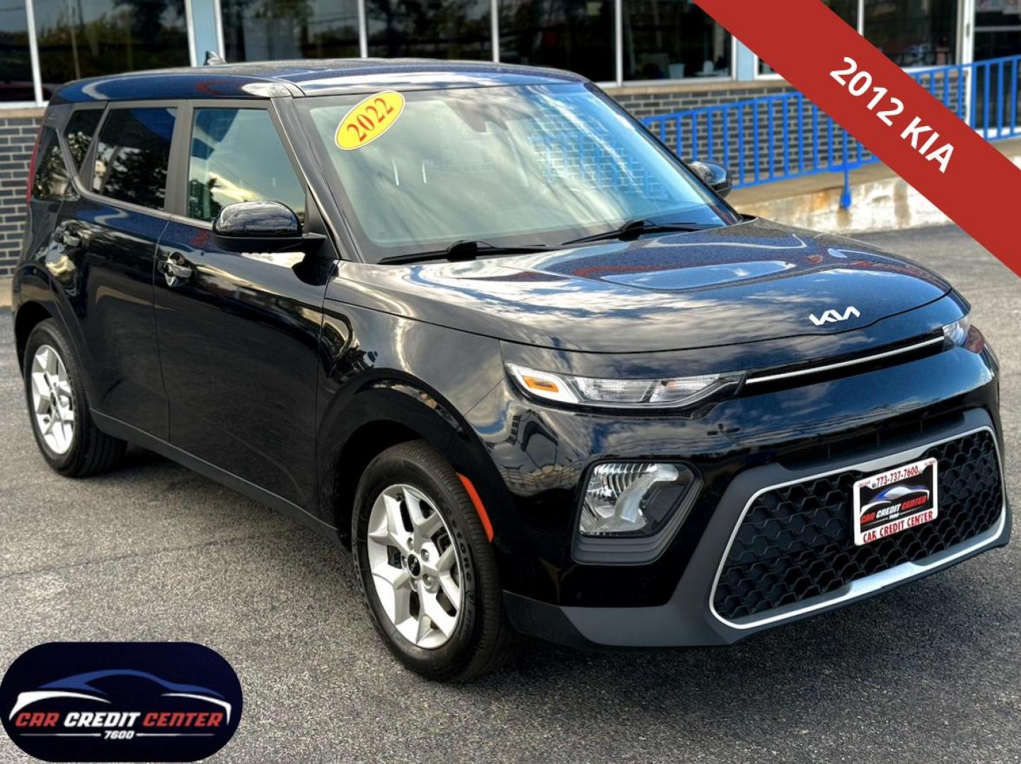 2022 BLACK Kia Soul LX CVT (KNDJ23AU9N7) with an 2.0L L4 DOHC 16V engine, CVT transmission, located at 7600 S Western Ave., Chicago, IL, 60620, (773) 918-3980, 0.000000, 0.000000 - Photo#0