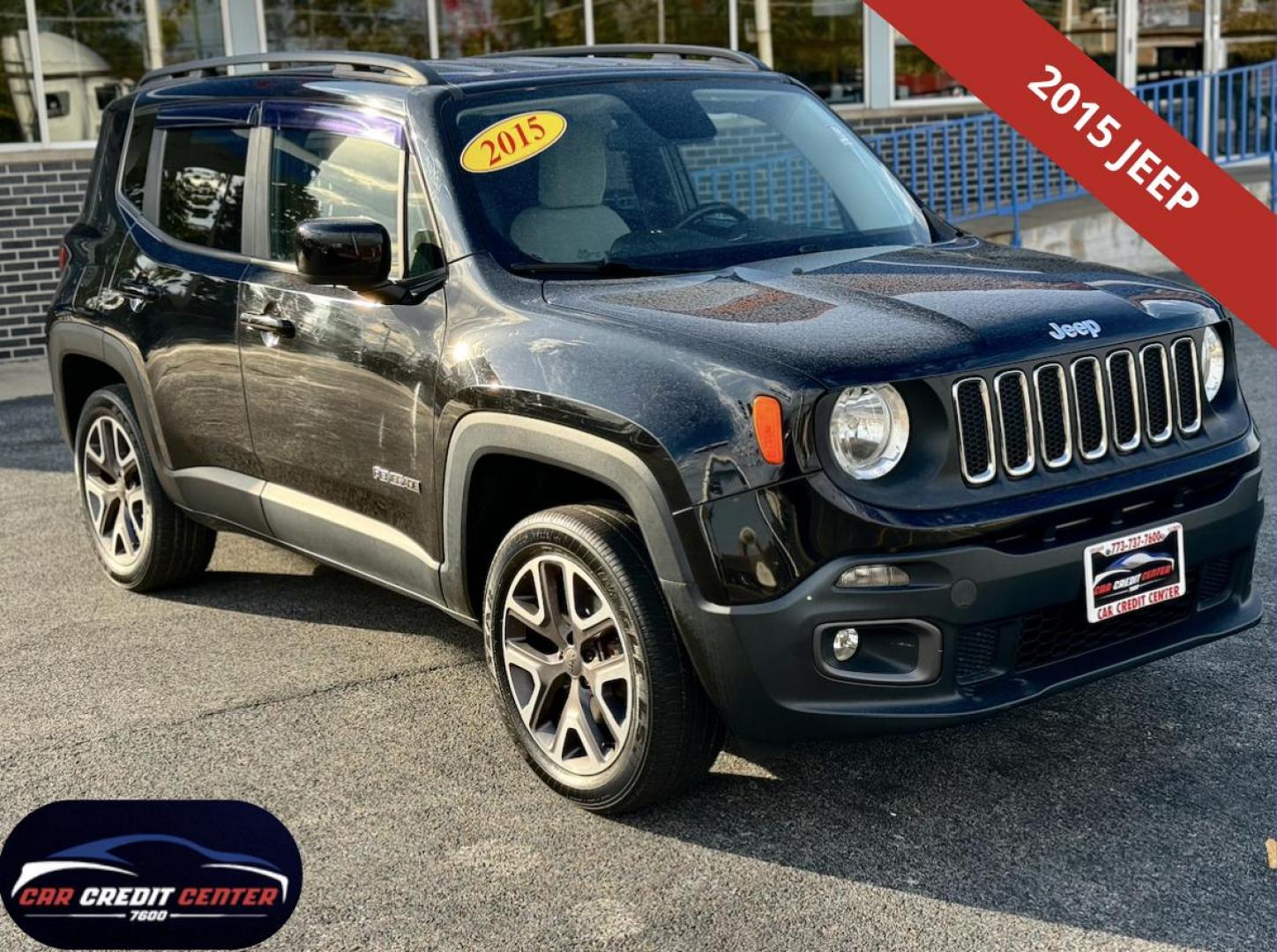 2015 BLACK JEEP RENEGADE (ZACCJBBT0FP) , located at 7600 S Western Ave., Chicago, IL, 60620, (773) 918-3980, 0.000000, 0.000000 - Photo#0