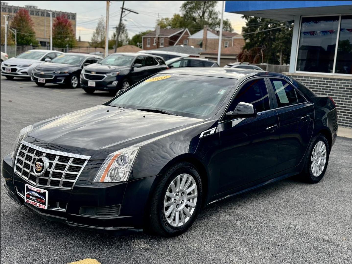 2013 BLACK Cadillac CTS Luxury AWD (1G6DG5E51D0) with an 3.0L V6 DOHC 24V FFV engine, 6-Speed Automatic transmission, located at 7600 S Western Ave., Chicago, IL, 60620, (773) 918-3980, 0.000000, 0.000000 - Photo#2