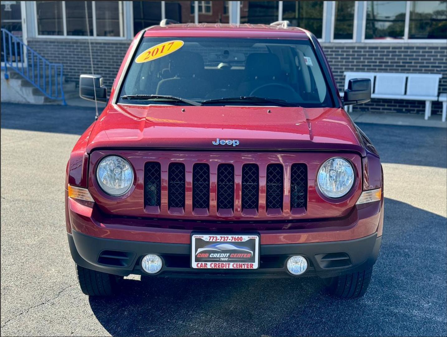 2017 RED Jeep Patriot Sport 2WD (1C4NJPBAXHD) with an 2.0L L4 DOHC 16V engine, located at 7600 S Western Ave., Chicago, IL, 60620, (773) 918-3980, 0.000000, 0.000000 - Photo#1