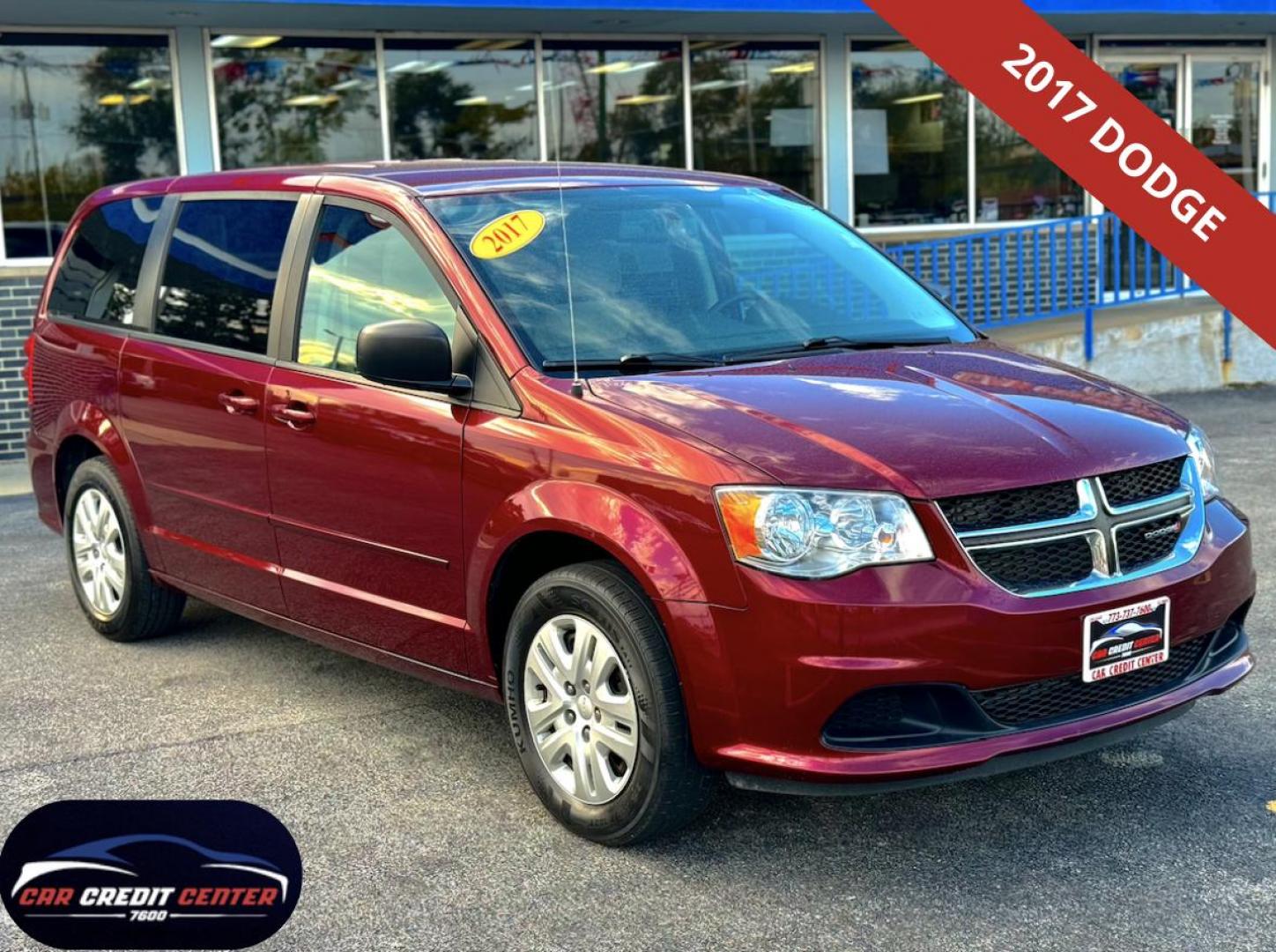 2017 RED Dodge Grand Caravan SE (2C4RDGBG7HR) with an 3.6L V6 DOHC 24V engine, 6A transmission, located at 7600 S Western Ave., Chicago, IL, 60620, (773) 918-3980, 0.000000, 0.000000 - Photo#0