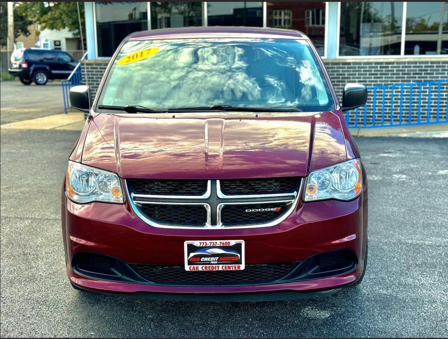 2017 RED Dodge Grand Caravan SE (2C4RDGBG7HR) with an 3.6L V6 DOHC 24V engine, 6A transmission, located at 7600 S Western Ave., Chicago, IL, 60620, (773) 918-3980, 0.000000, 0.000000 - Photo#1