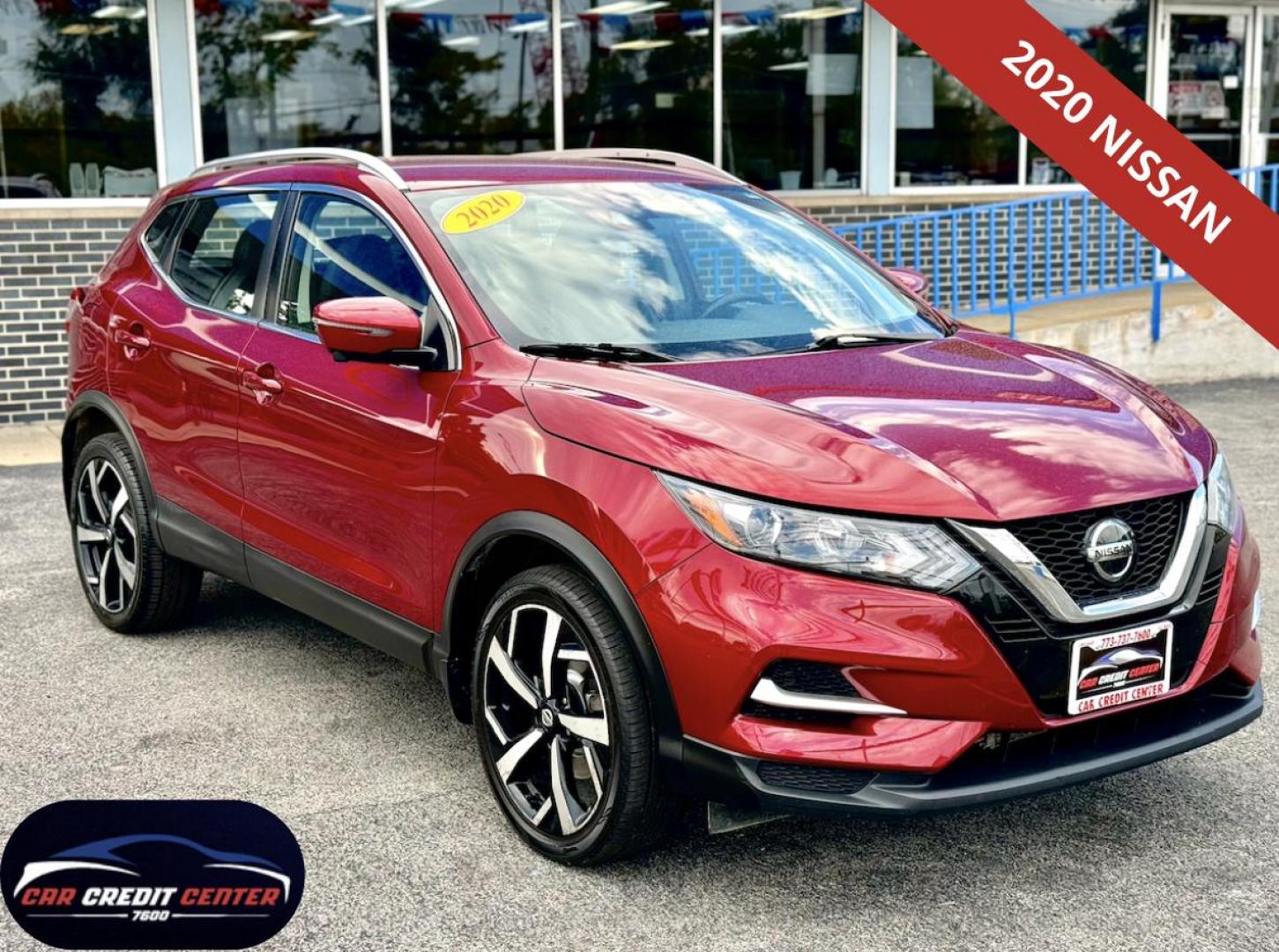 2020 RED Nissan Rogue Sport S (JN1BJ1CV3LW) with an 2.0L L4 DOHC 16V engine, CVT transmission, located at 7600 S Western Ave., Chicago, IL, 60620, (773) 918-3980, 0.000000, 0.000000 - Photo#0