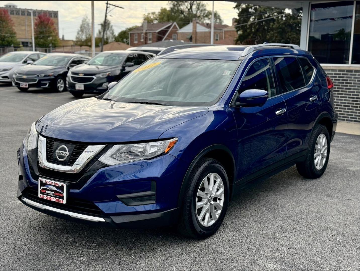 2017 BLUE Nissan Rogue SL AWD (JN8AT2MV2HW) with an 2.5L L4 DOHC 16V engine, CVT transmission, located at 7600 S Western Ave., Chicago, IL, 60620, (773) 918-3980, 0.000000, 0.000000 - Photo#2