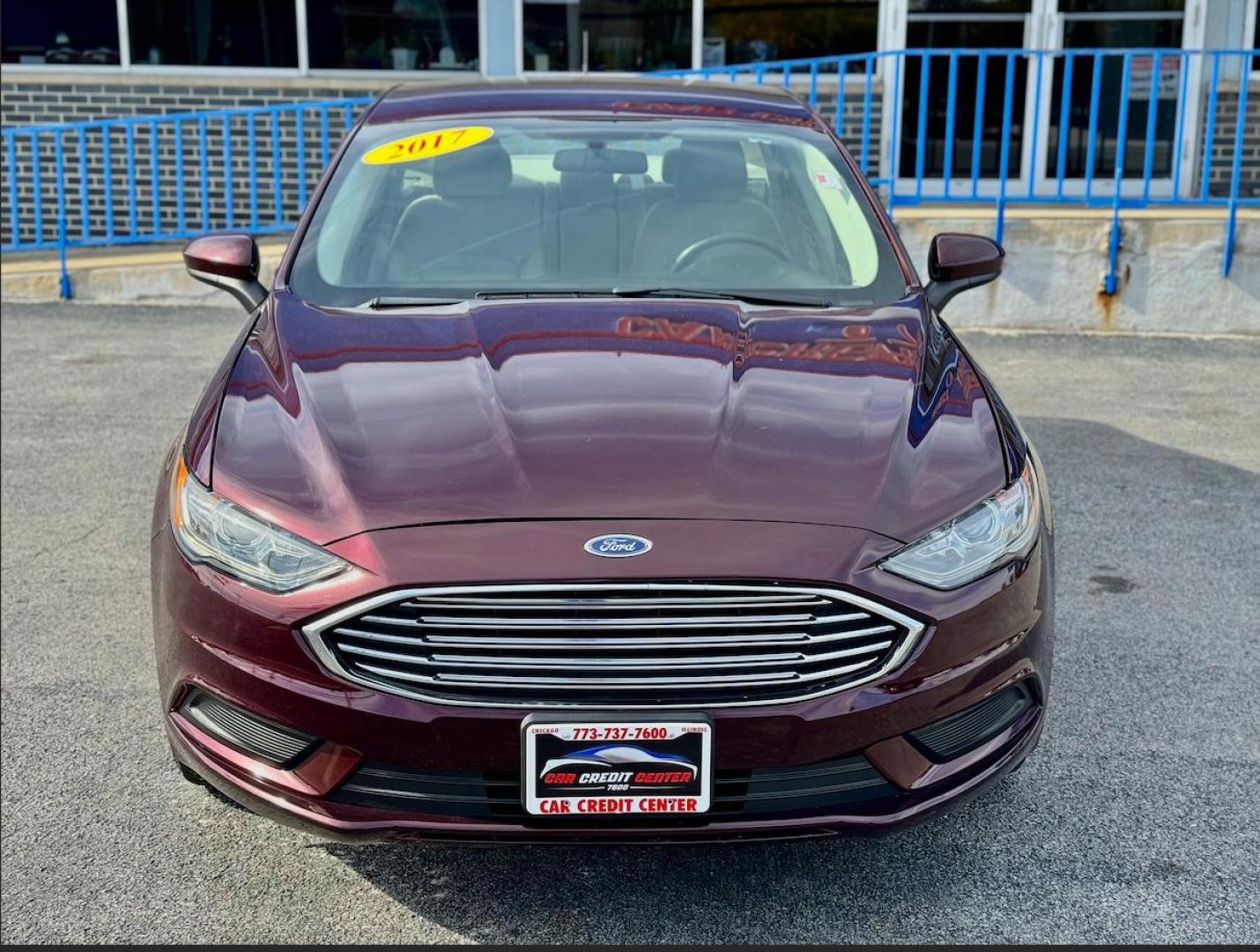 2017 RED Ford Fusion SE (3FA6P0H73HR) with an 2.5L L4 DOHC 16V engine, 6A transmission, located at 7600 S Western Ave., Chicago, IL, 60620, (773) 918-3980, 0.000000, 0.000000 - Photo#1