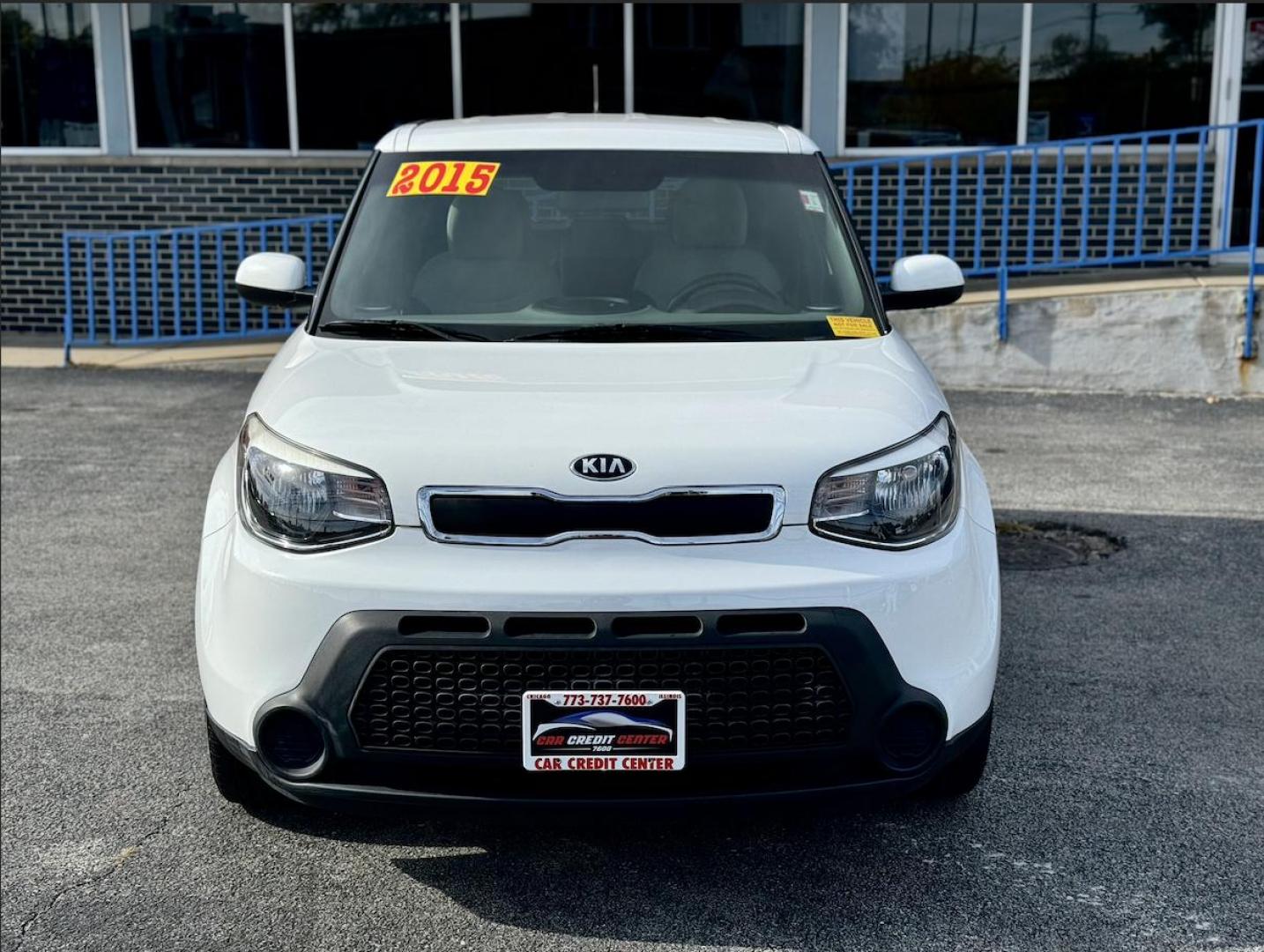 2015 WHITE Kia Soul Base (KNDJN2A21F7) with an 1.6L L4 DOHC 16V engine, located at 7600 S Western Ave., Chicago, IL, 60620, (773) 918-3980, 0.000000, 0.000000 - Photo#1