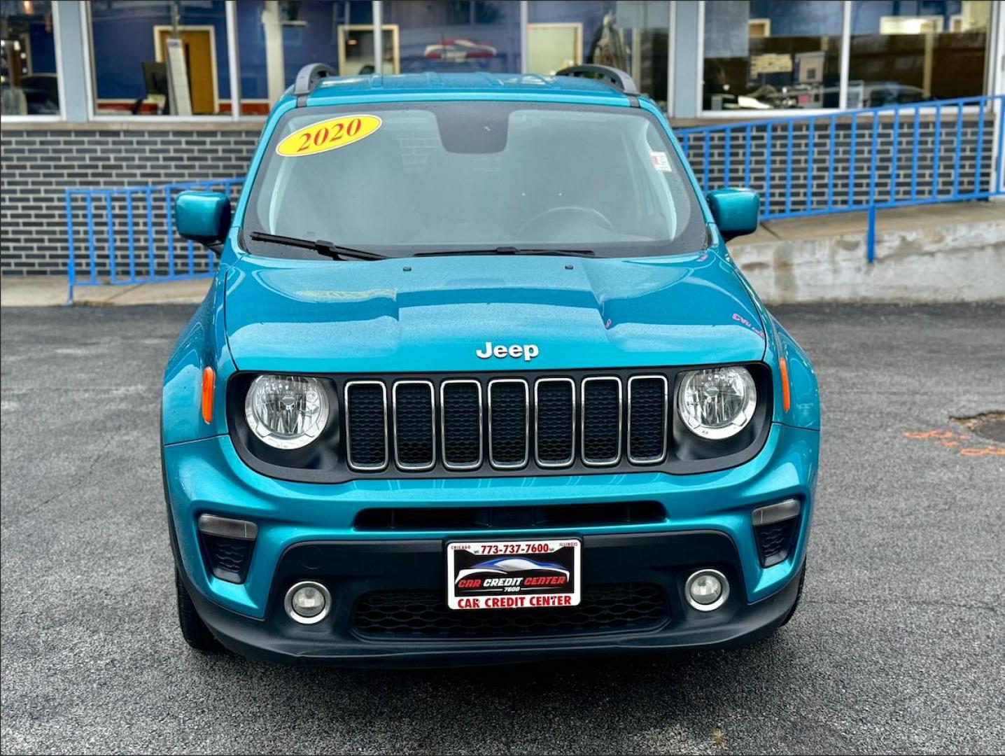 2020 BLUE Jeep Renegade Latitude (ZACNJABB1LP) with an 2.4L L4 DOHC 16V engine, 9A transmission, located at 7600 S Western Ave., Chicago, IL, 60620, (773) 918-3980, 0.000000, 0.000000 - Photo#1