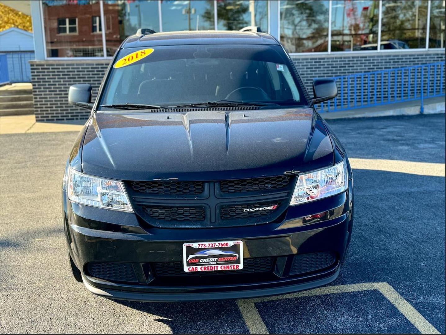 2018 BLACK Dodge Journey SE (3C4PDCAB5JT) with an 2.4L L4 DOHC 16V engine, 4A transmission, located at 7600 S Western Ave., Chicago, IL, 60620, (773) 918-3980, 0.000000, 0.000000 - Photo#1