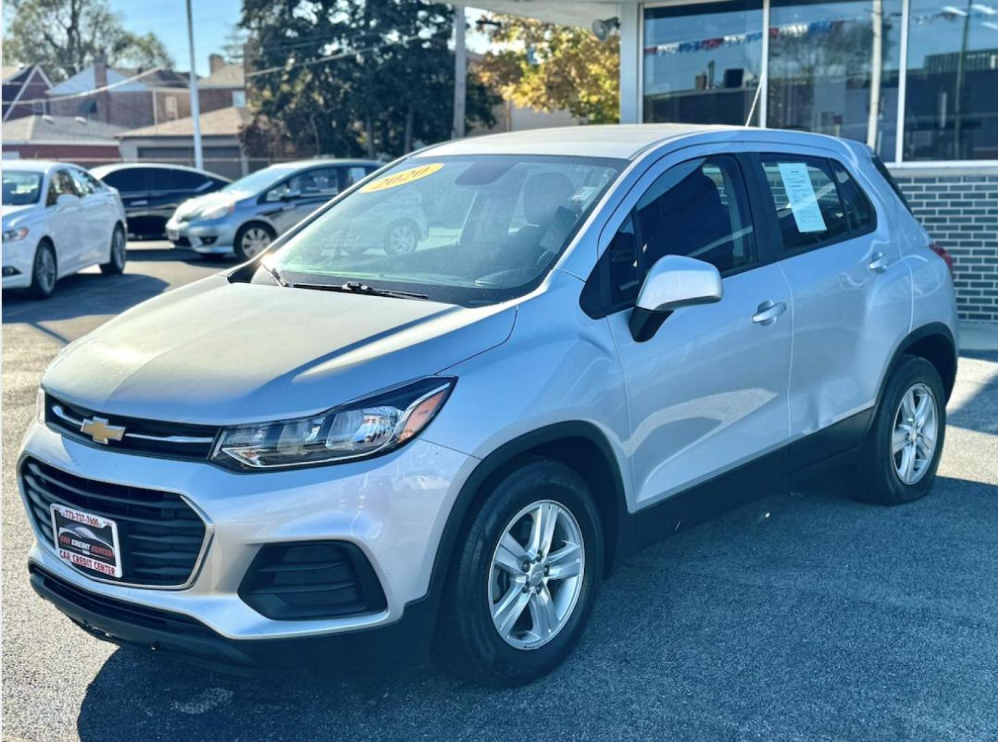 2020 SILVER Chevrolet Trax LS FWD (3GNCJKSB1LL) with an 1.4L L4 DOHC 16V engine, 6A transmission, located at 7600 S Western Ave., Chicago, IL, 60620, (773) 918-3980, 0.000000, 0.000000 - Photo#2