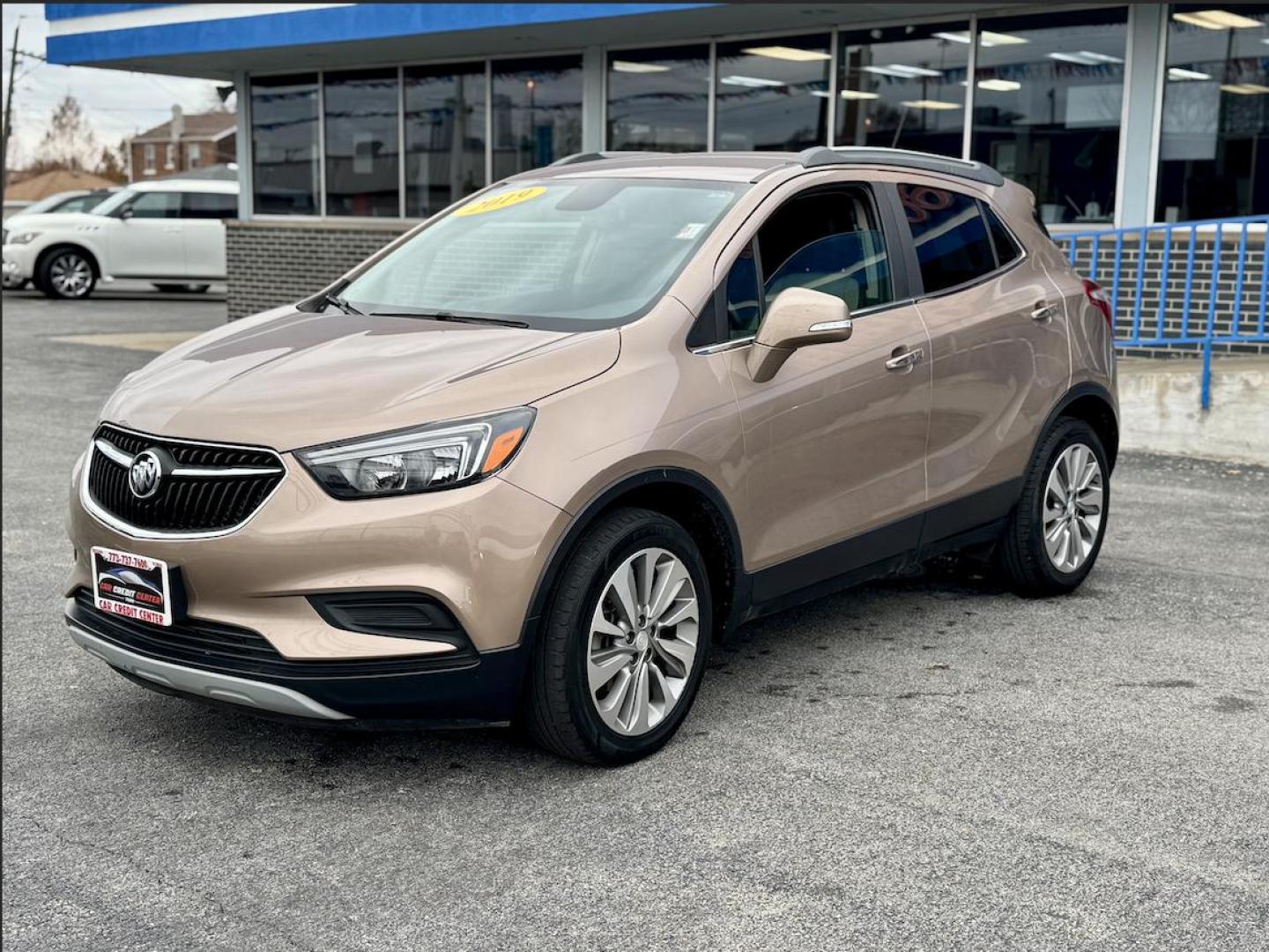 2019 GOLD Buick Encore Preferred FWD (KL4CJASB2KB) with an 1.4L L4 DOHC 16V TURBO engine, 6A transmission, located at 7600 S Western Ave., Chicago, IL, 60620, (773) 918-3980, 0.000000, 0.000000 - Photo#2