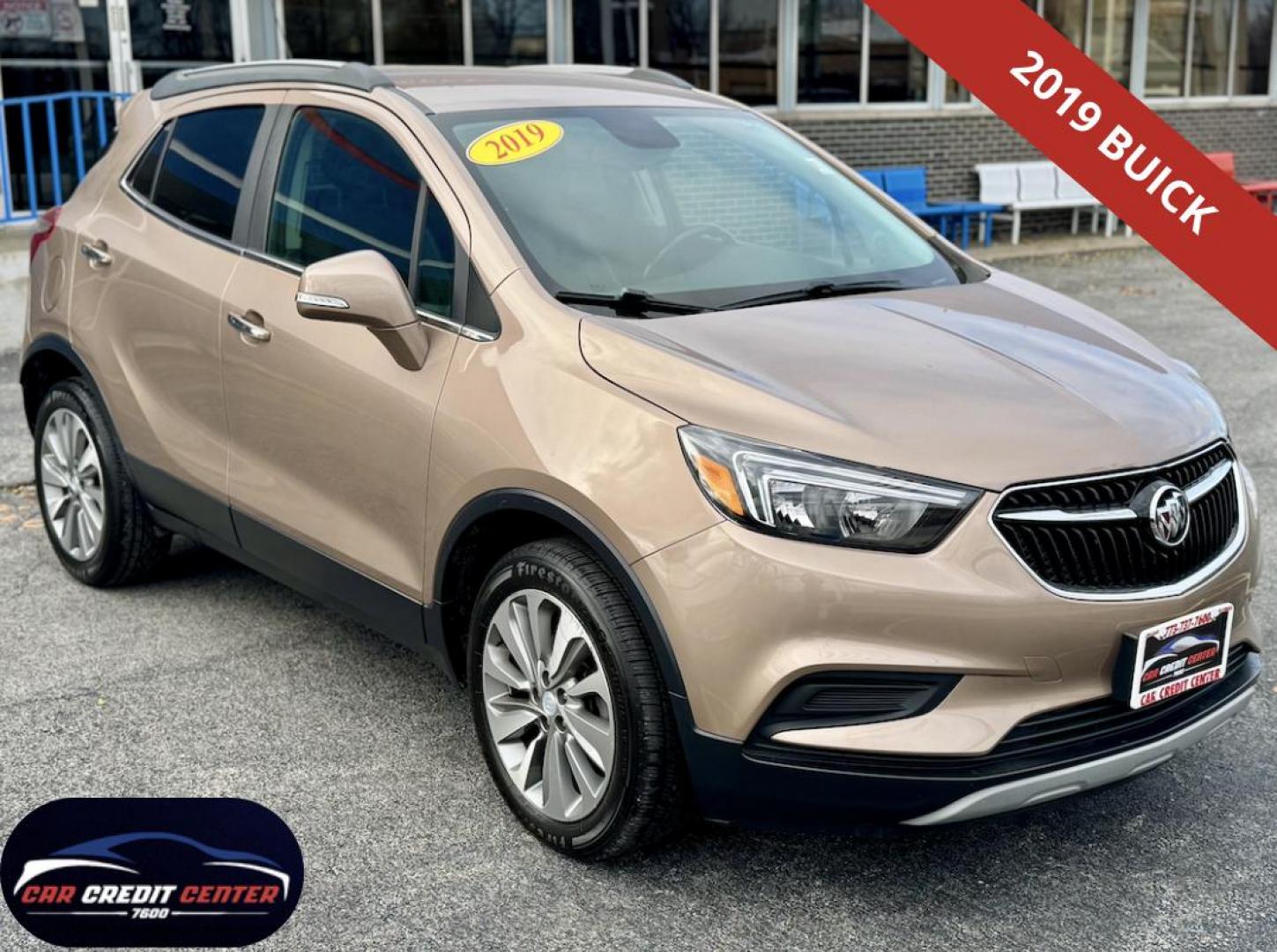 2019 BROWN Buick Encore Preferred FWD (KL4CJASB7KB) with an 1.4L L4 DOHC 16V TURBO engine, 6A transmission, located at 7600 S Western Ave., Chicago, IL, 60620, (773) 918-3980, 0.000000, 0.000000 - Photo#0