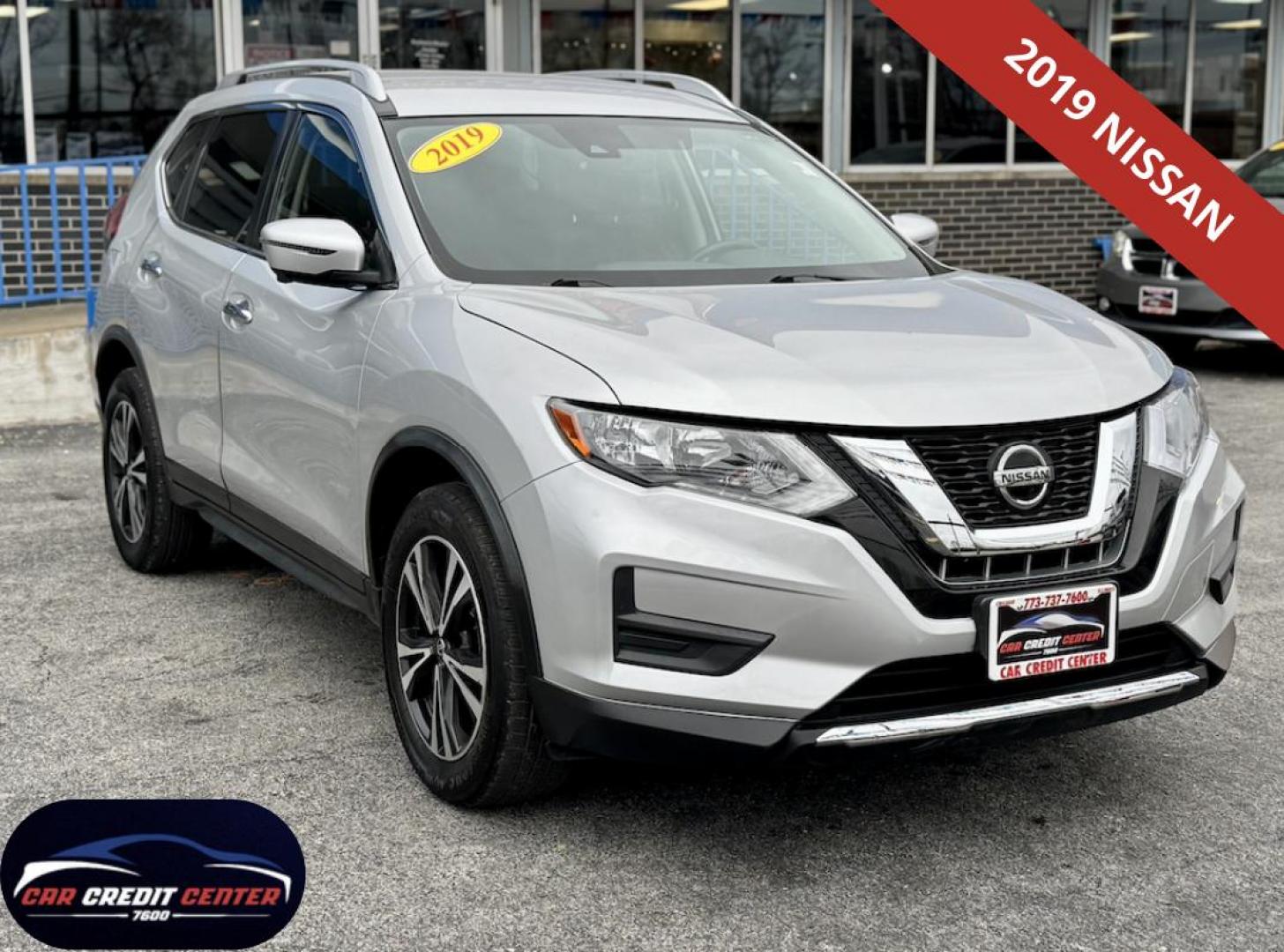 2019 GRAY Nissan Rogue SL AWD (JN8AT2MV2KW) with an 2.5L L4 DOHC 16V engine, CVT transmission, located at 7600 S Western Ave., Chicago, IL, 60620, (773) 918-3980, 0.000000, 0.000000 - Photo#0