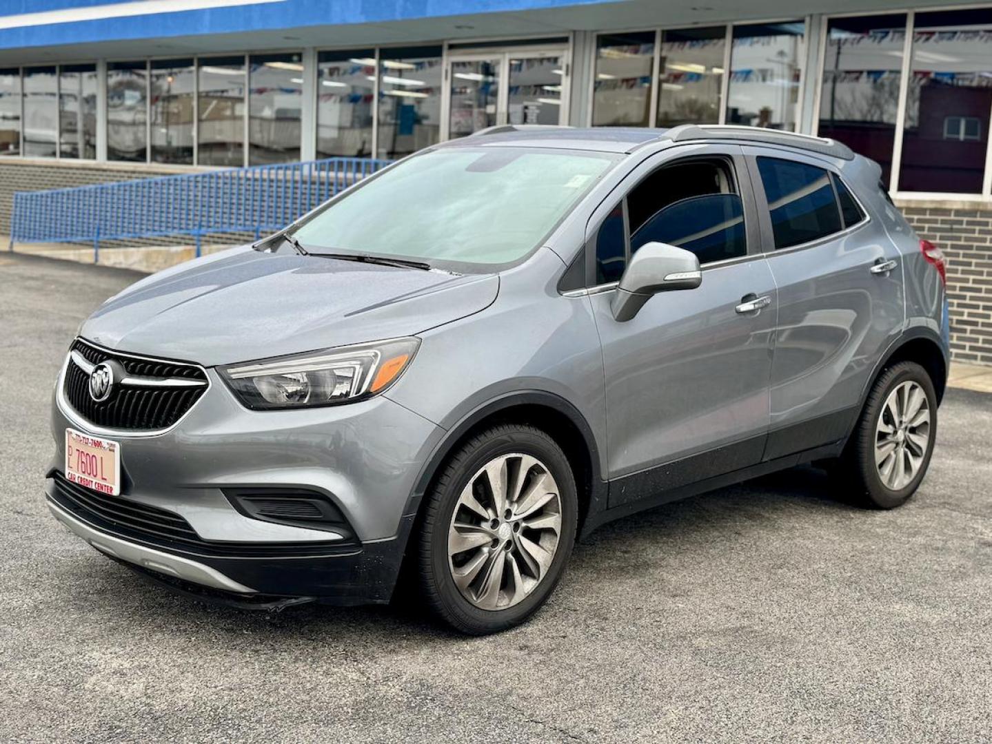 2019 GRAY Buick Encore Preferred FWD (KL4CJASB1KB) with an 1.4L L4 DOHC 16V TURBO engine, 6A transmission, located at 7600 S Western Ave., Chicago, IL, 60620, (773) 918-3980, 0.000000, 0.000000 - Photo#2